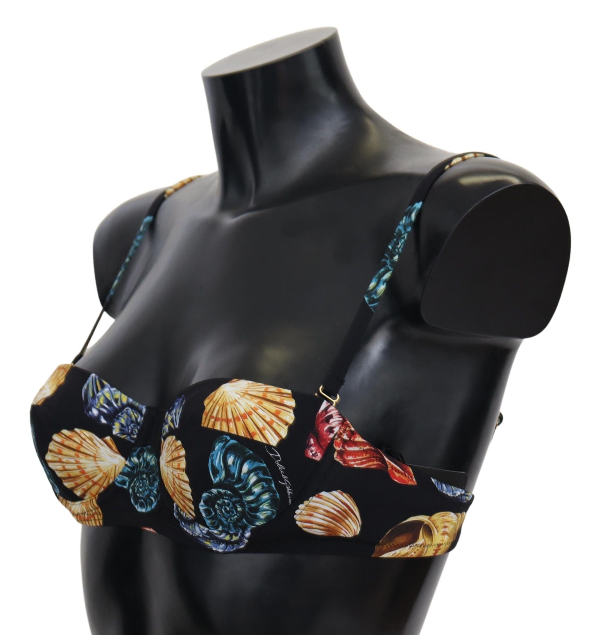 Chic Seashell-Print Bikini Top - ventzia