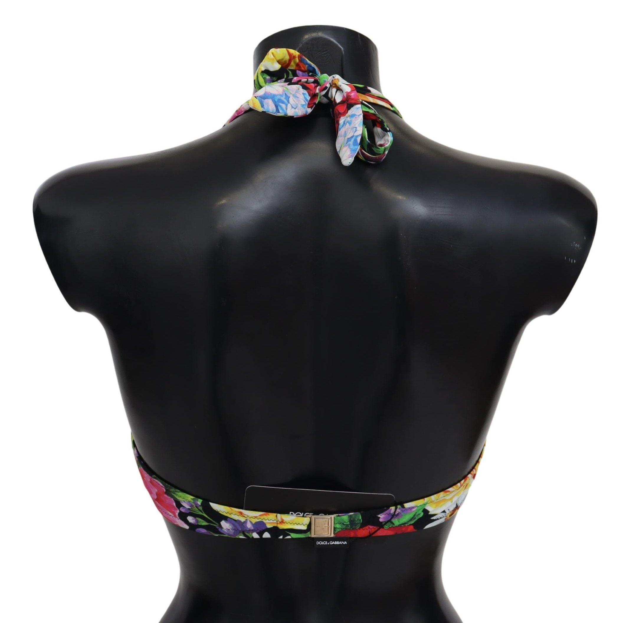 Floral Elegance High-End Bikini Top - ventzia
