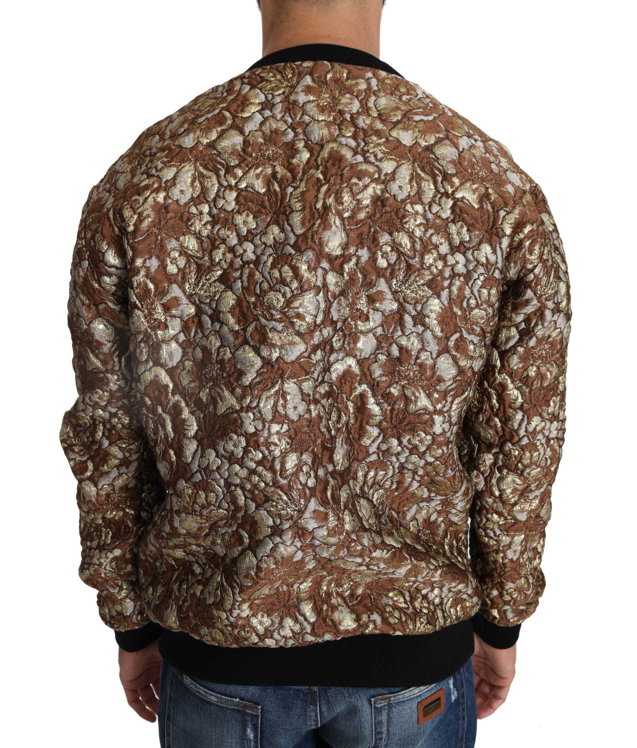 Opulent Multicolor Crewneck Sweater - ventzia