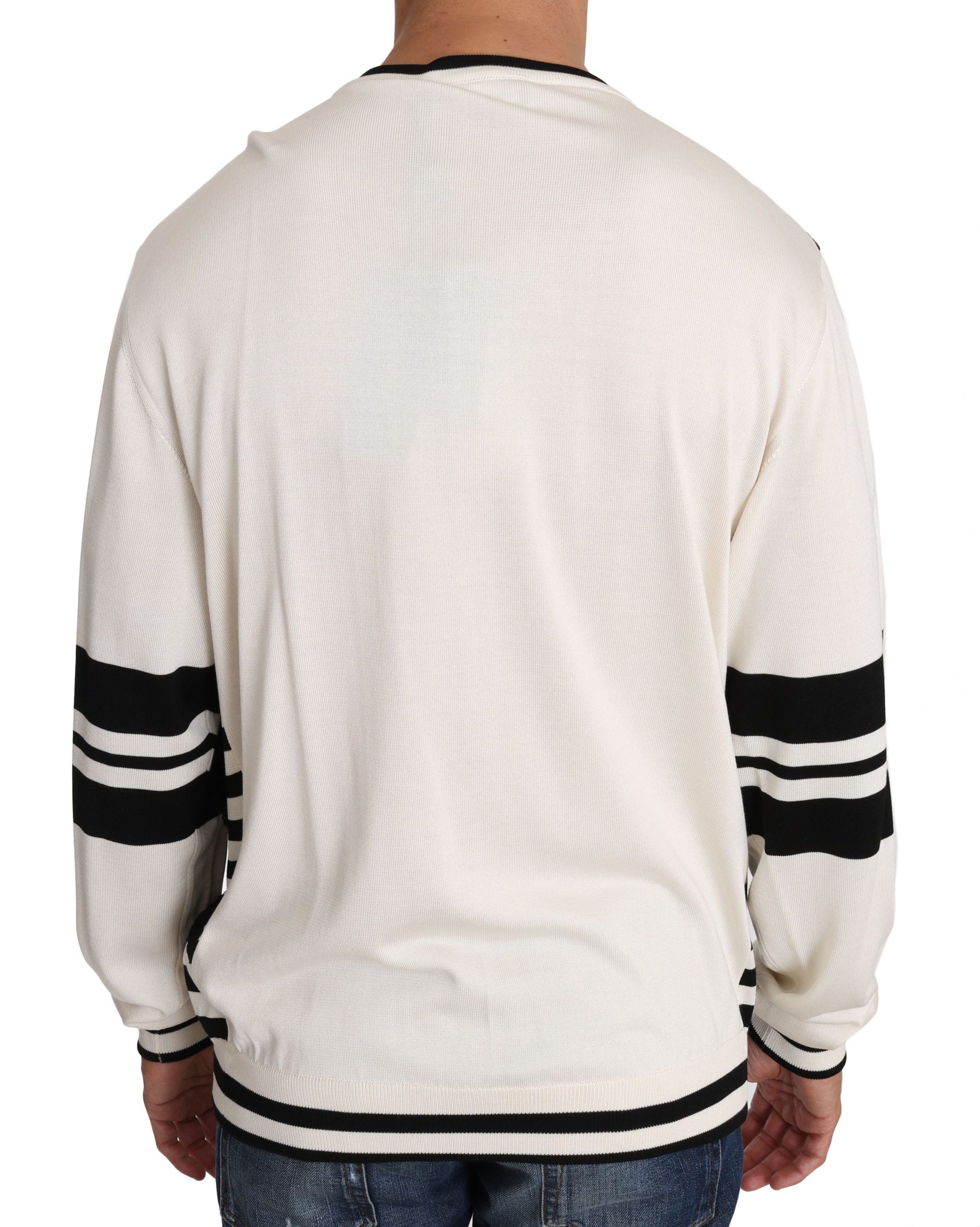 New York Jazz Sequined Silk Sweater - ventzia