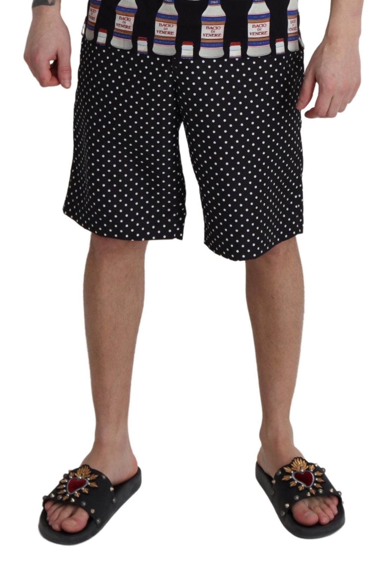Polka Dot Elegance Swim Trunks Boxer - ventzia