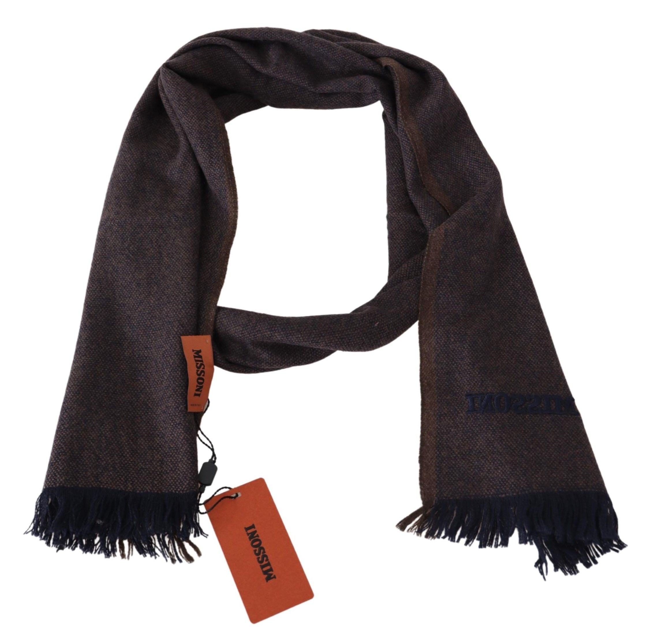 Elegant Cashmere Unisex Fringed Scarf - ventzia