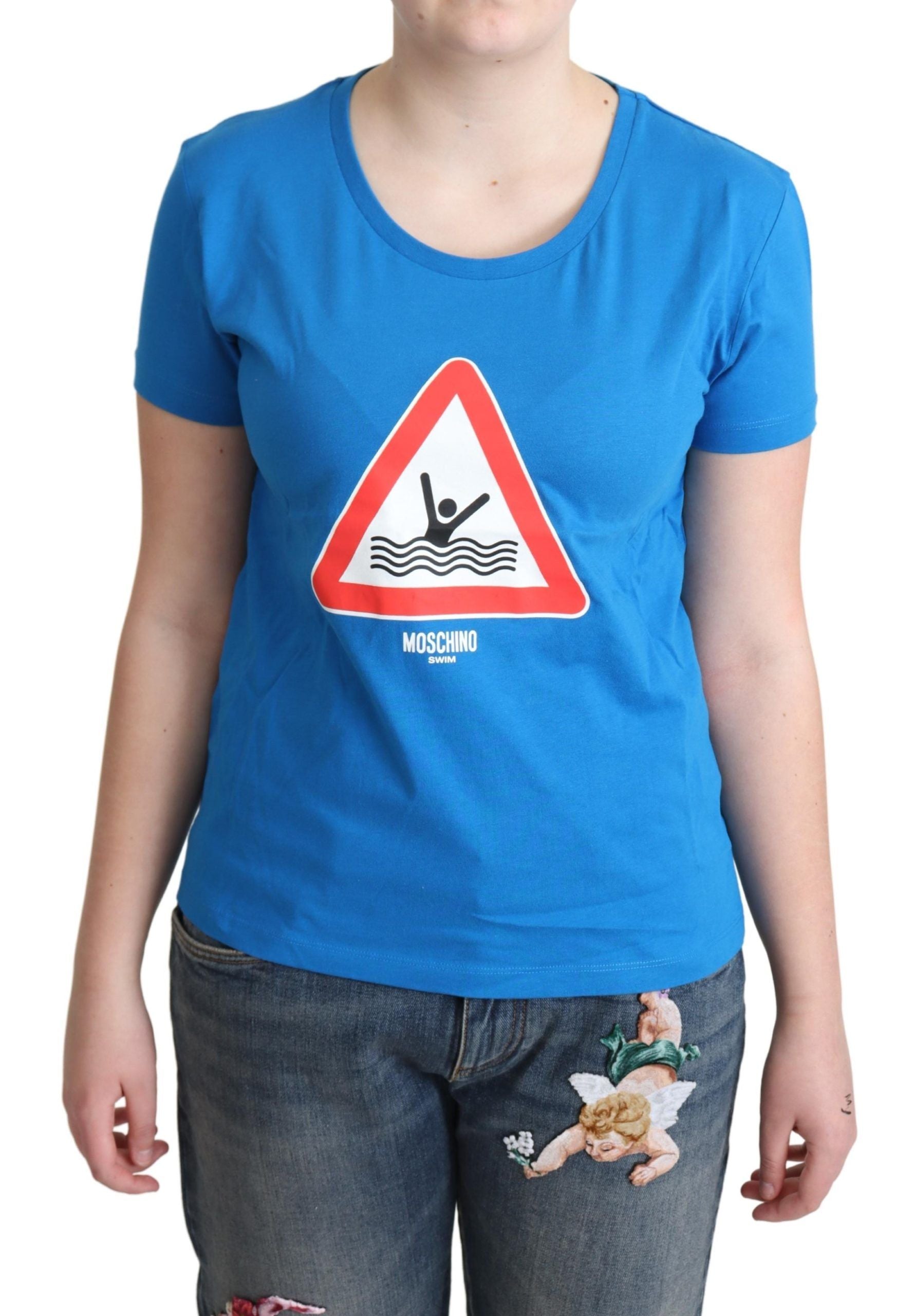 Chic Triangle Graphic Cotton Tee - ventzia