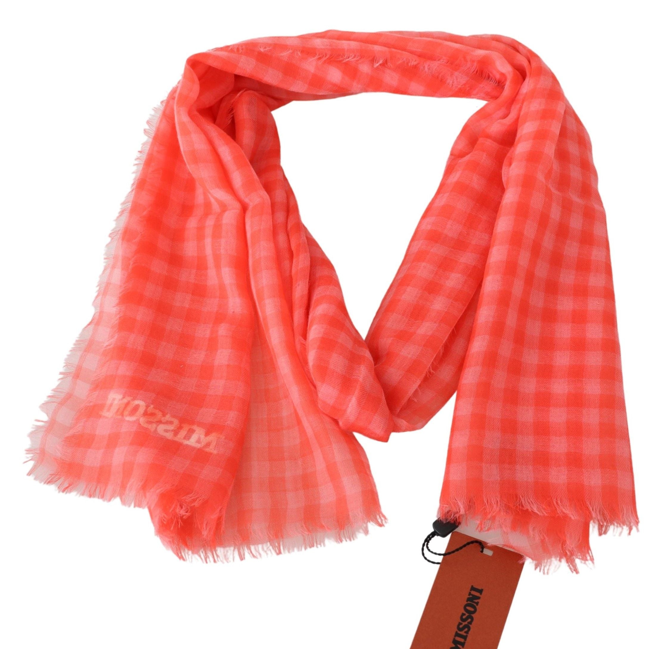 Luxurious Cashmere Checkered Scarf - ventzia