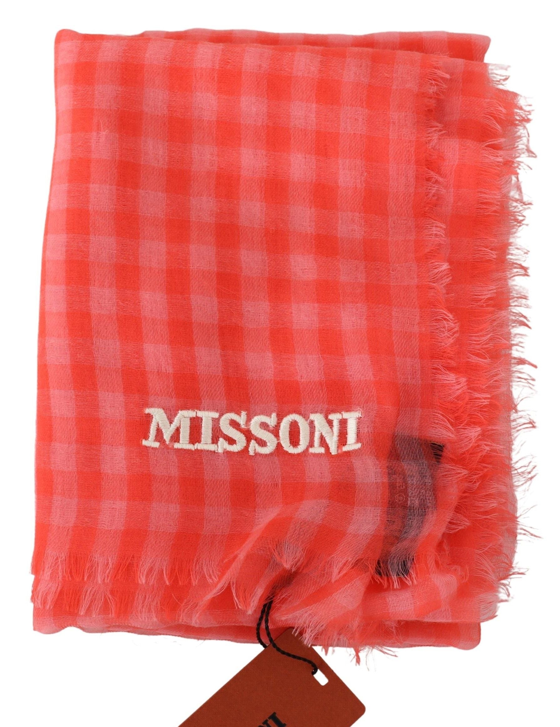 Luxurious Cashmere Checkered Scarf - ventzia