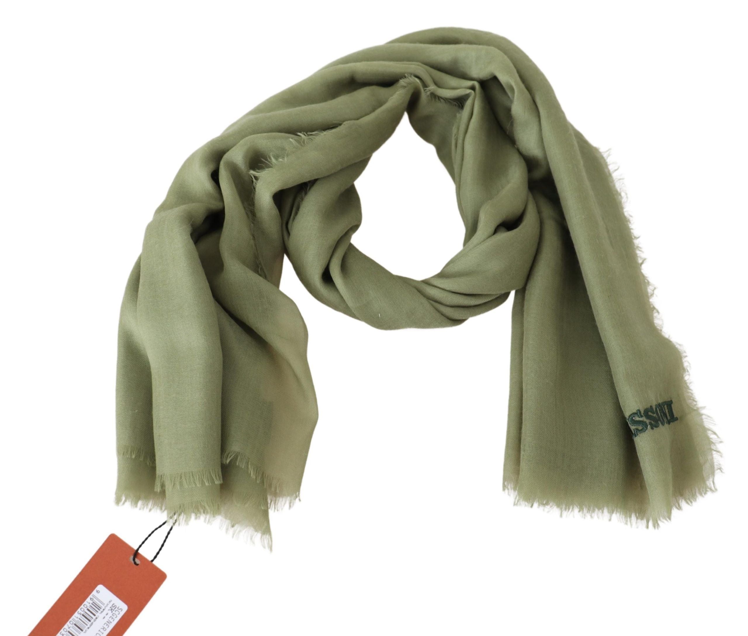 Elegant Cashmere Fringed Scarf - ventzia