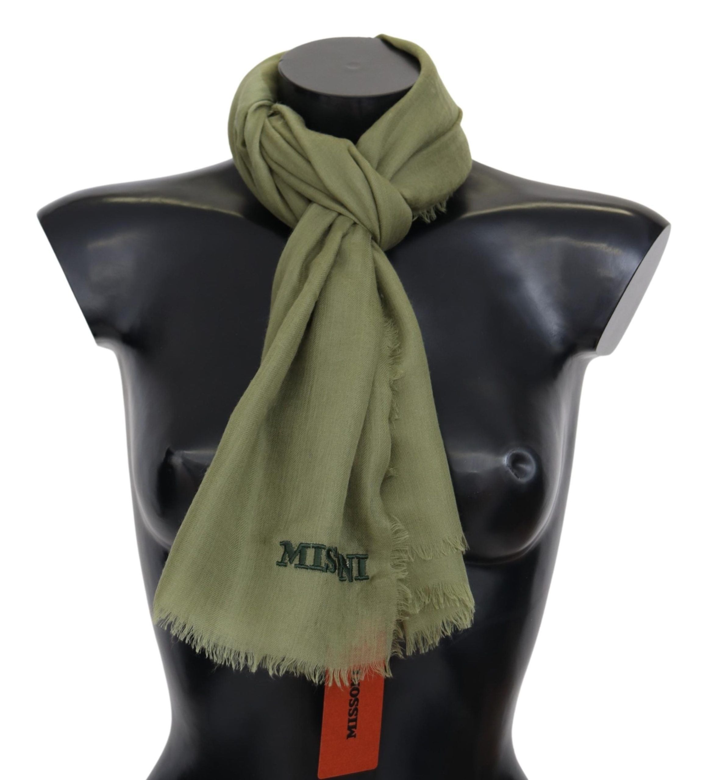 Elegant Cashmere Fringed Scarf - ventzia
