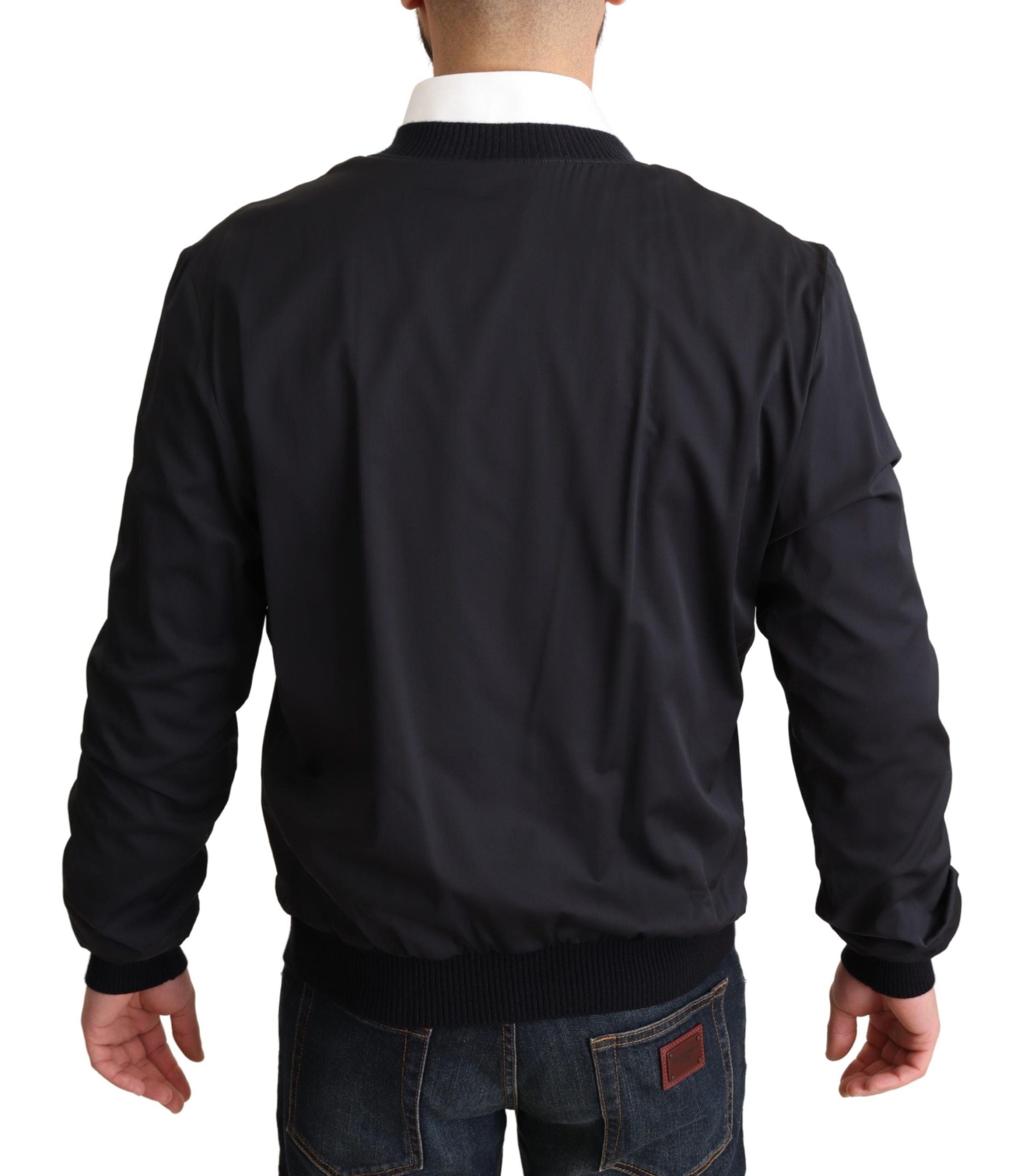 Elegant Silk Blend Bomber Jacket - ventzia