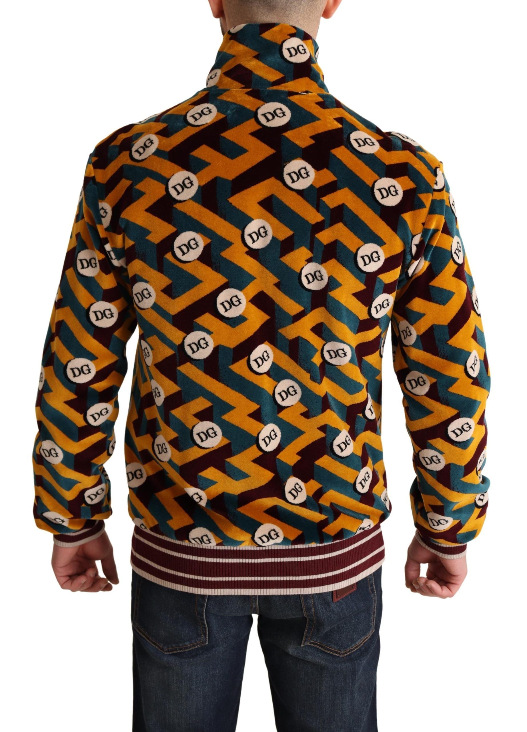 Elegant Multicolor Zip Sweater - ventzia