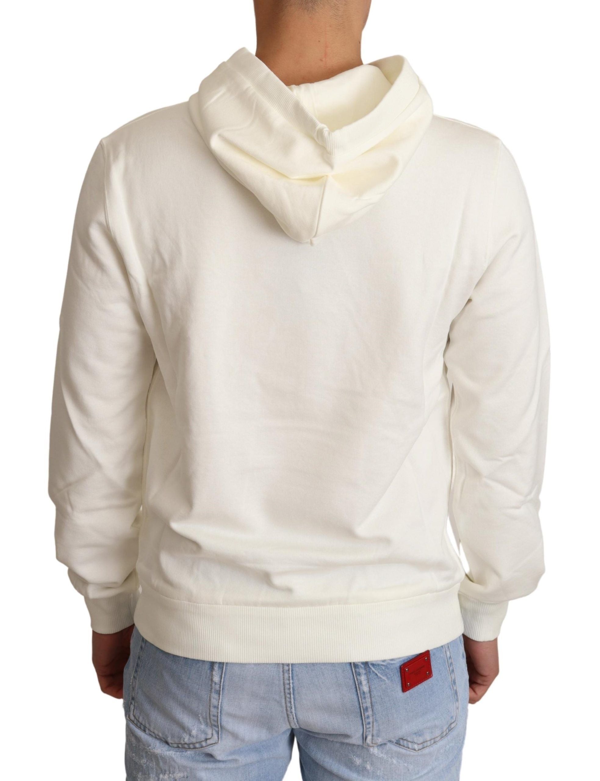 Regal King Motif Hooded Pullover Sweater - ventzia