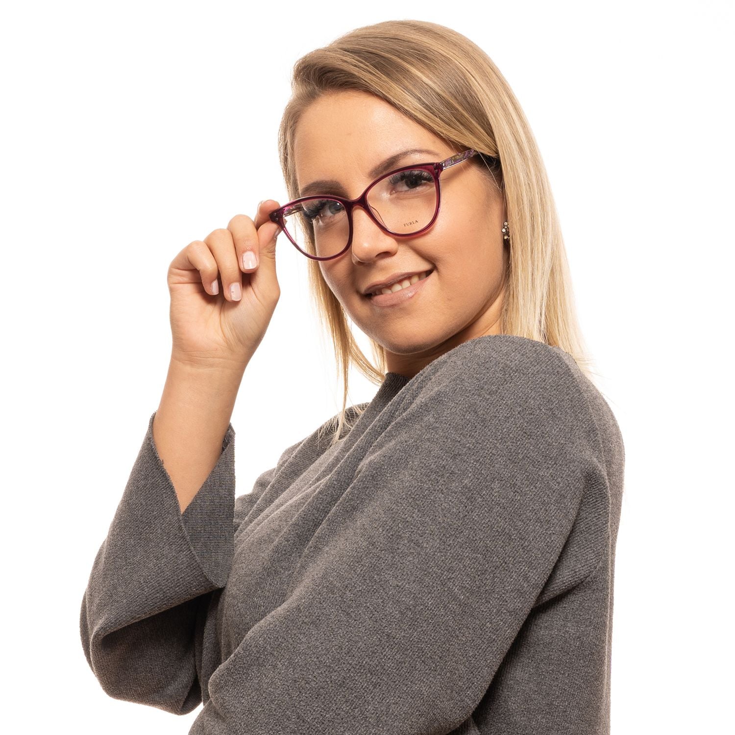 Elegant Cat Eye Purple Eyeglasses for Women - ventzia