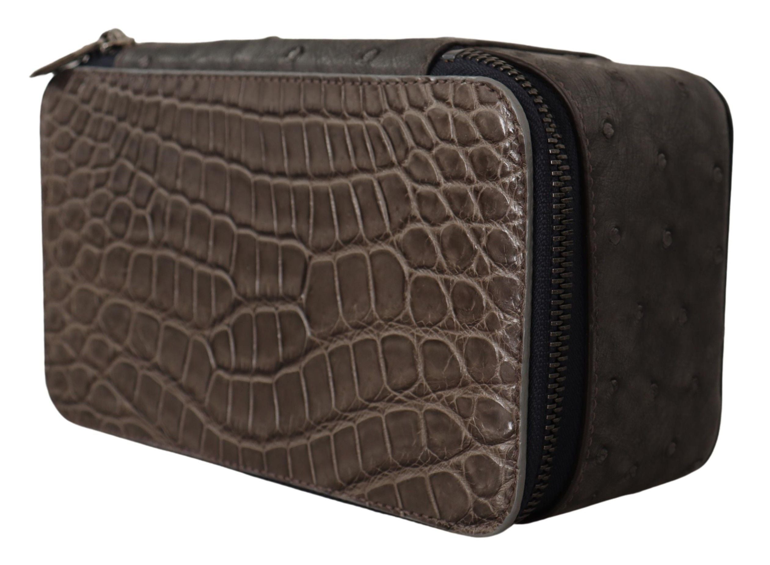 Exquisite Exotic Skin Vanity Bag - ventzia