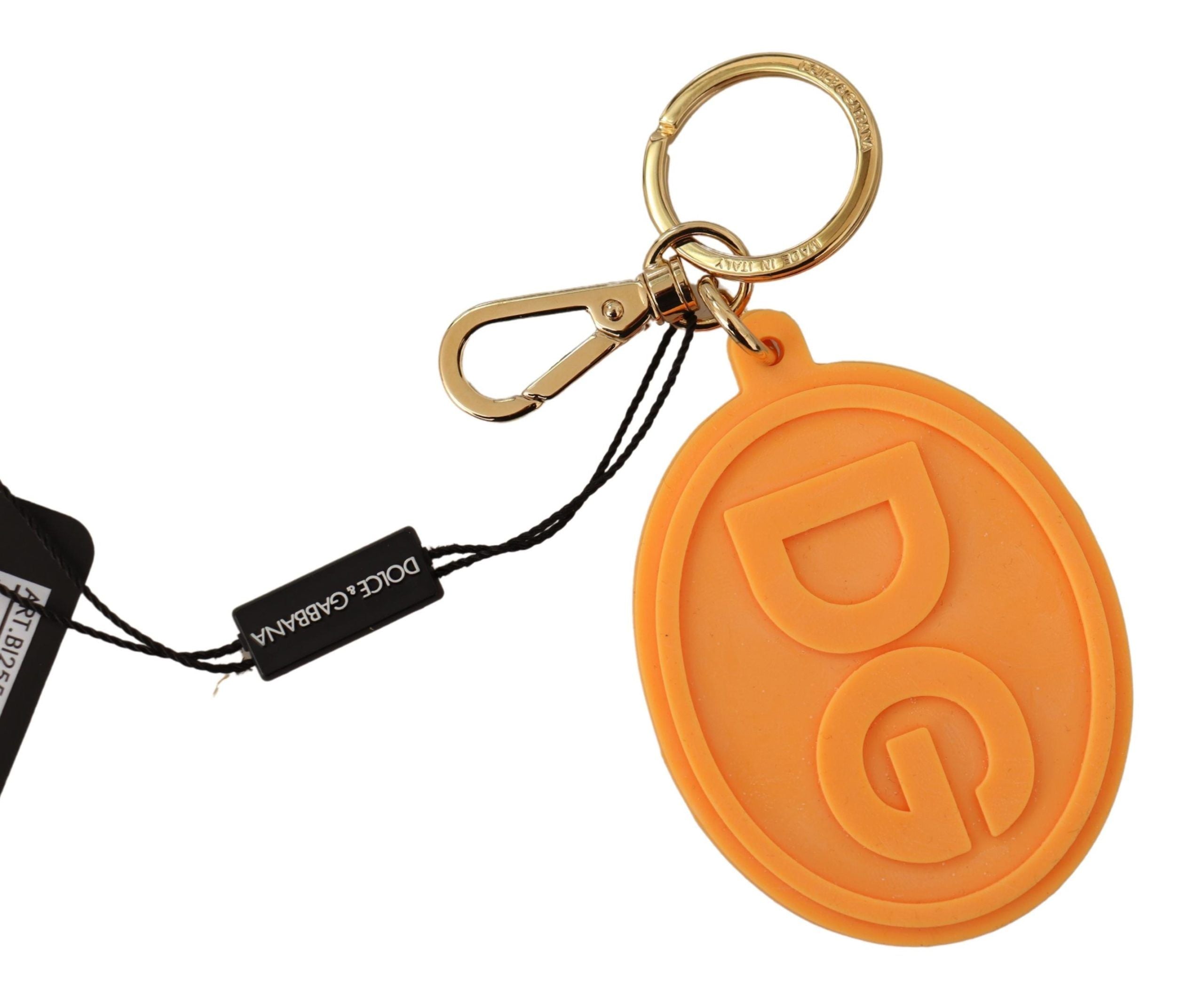 Stunning Orange Gold Keychain & Bag Charm - ventzia