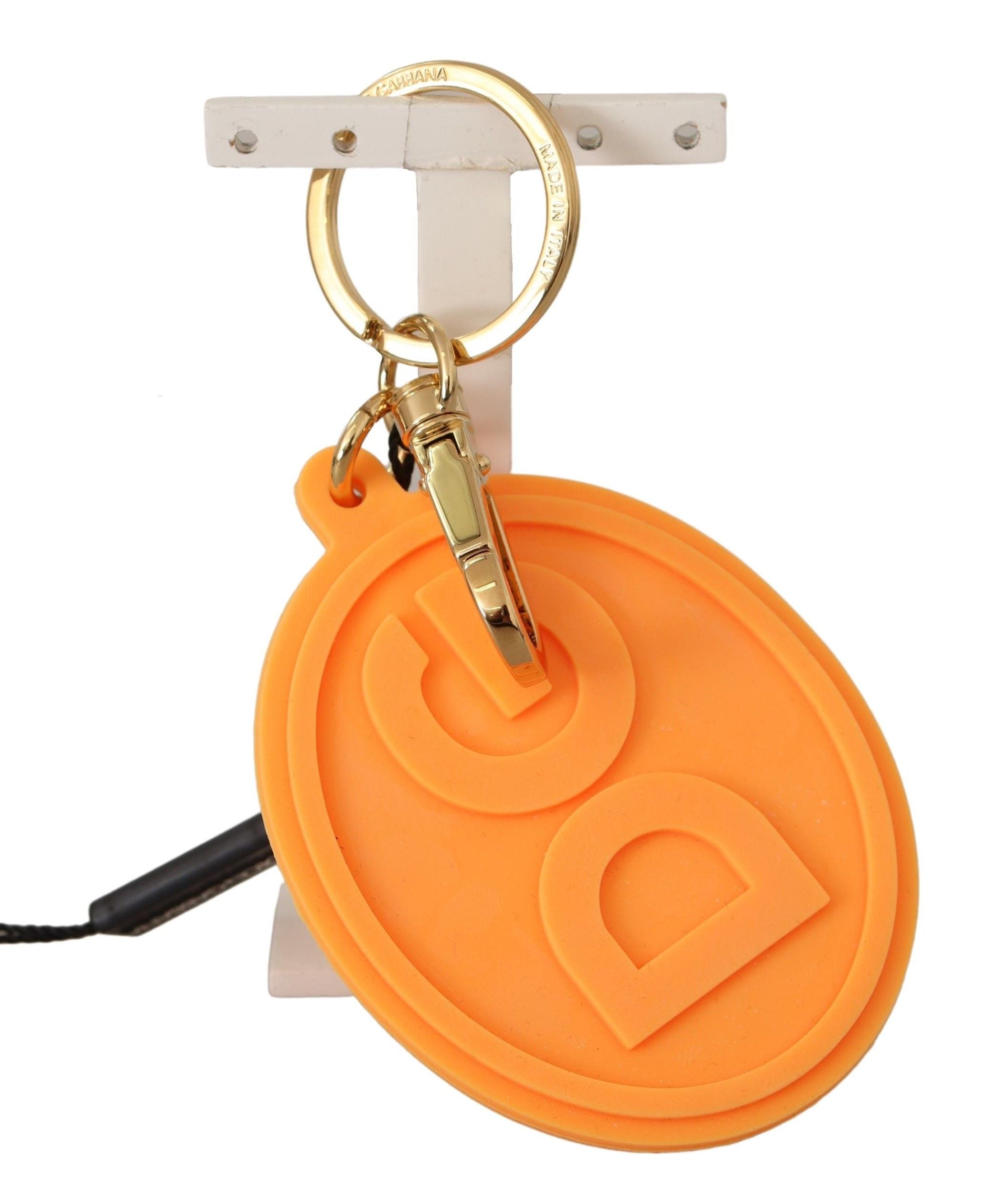 Stunning Orange Gold Keychain & Bag Charm - ventzia
