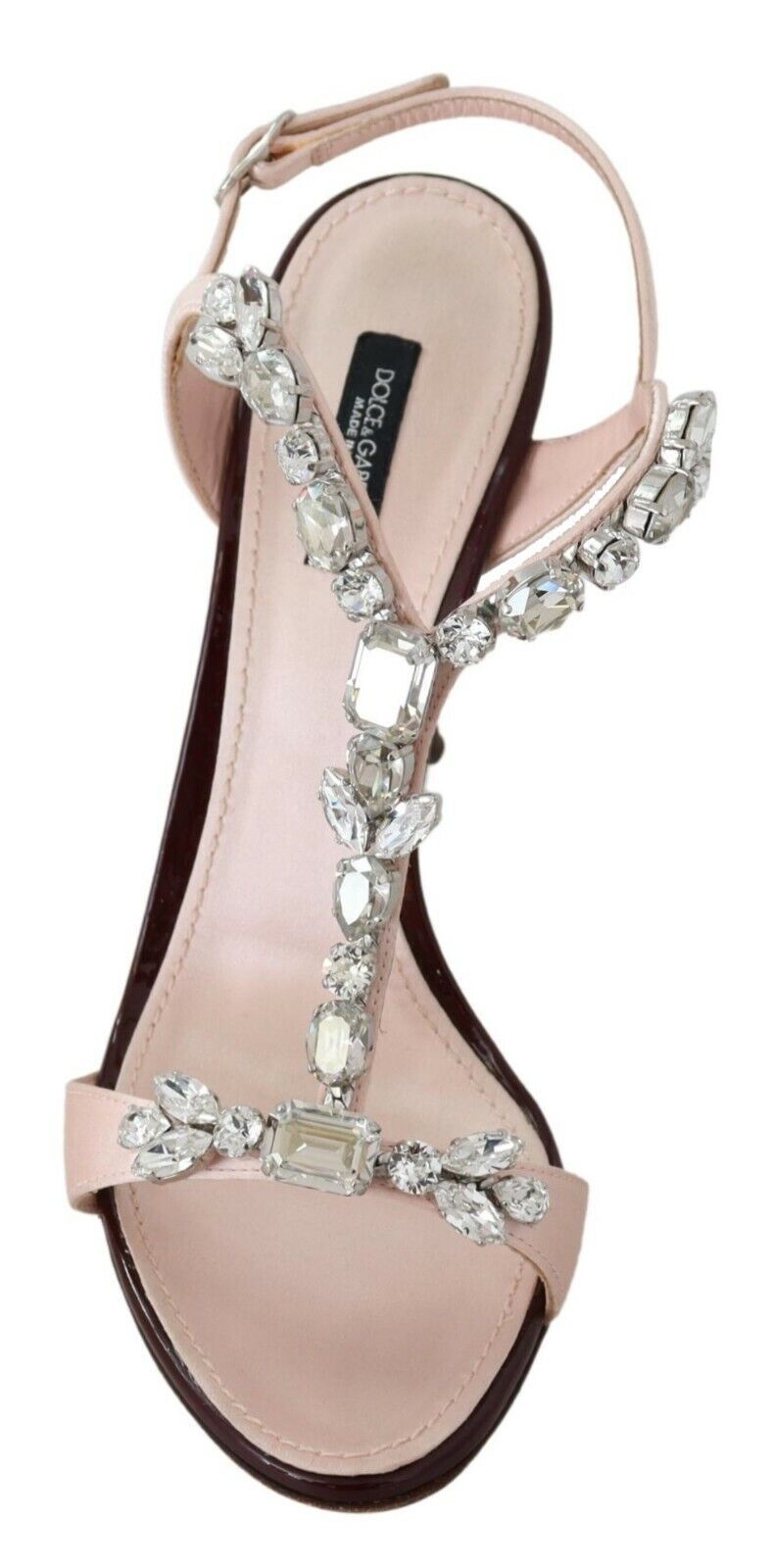 Crystal-Embellished Stiletto Sandals - ventzia