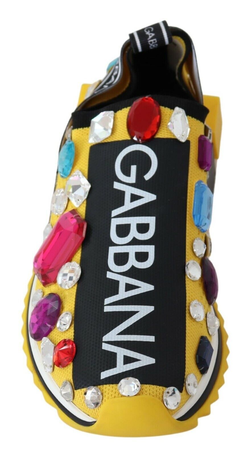 Embellished Yellow Sorrento Sneakers - ventzia