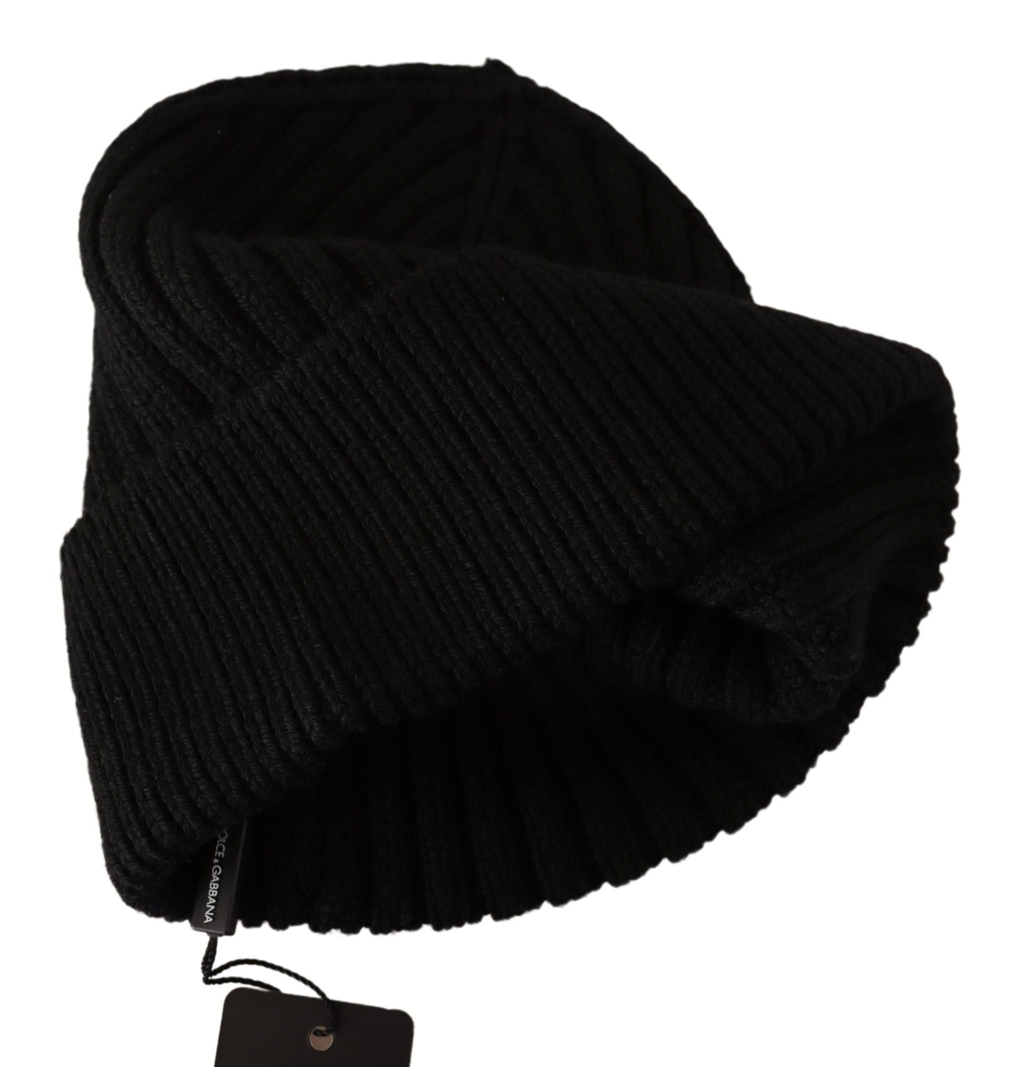 Elegant Cable Knit Wool Beanie with Fleece Liner - ventzia