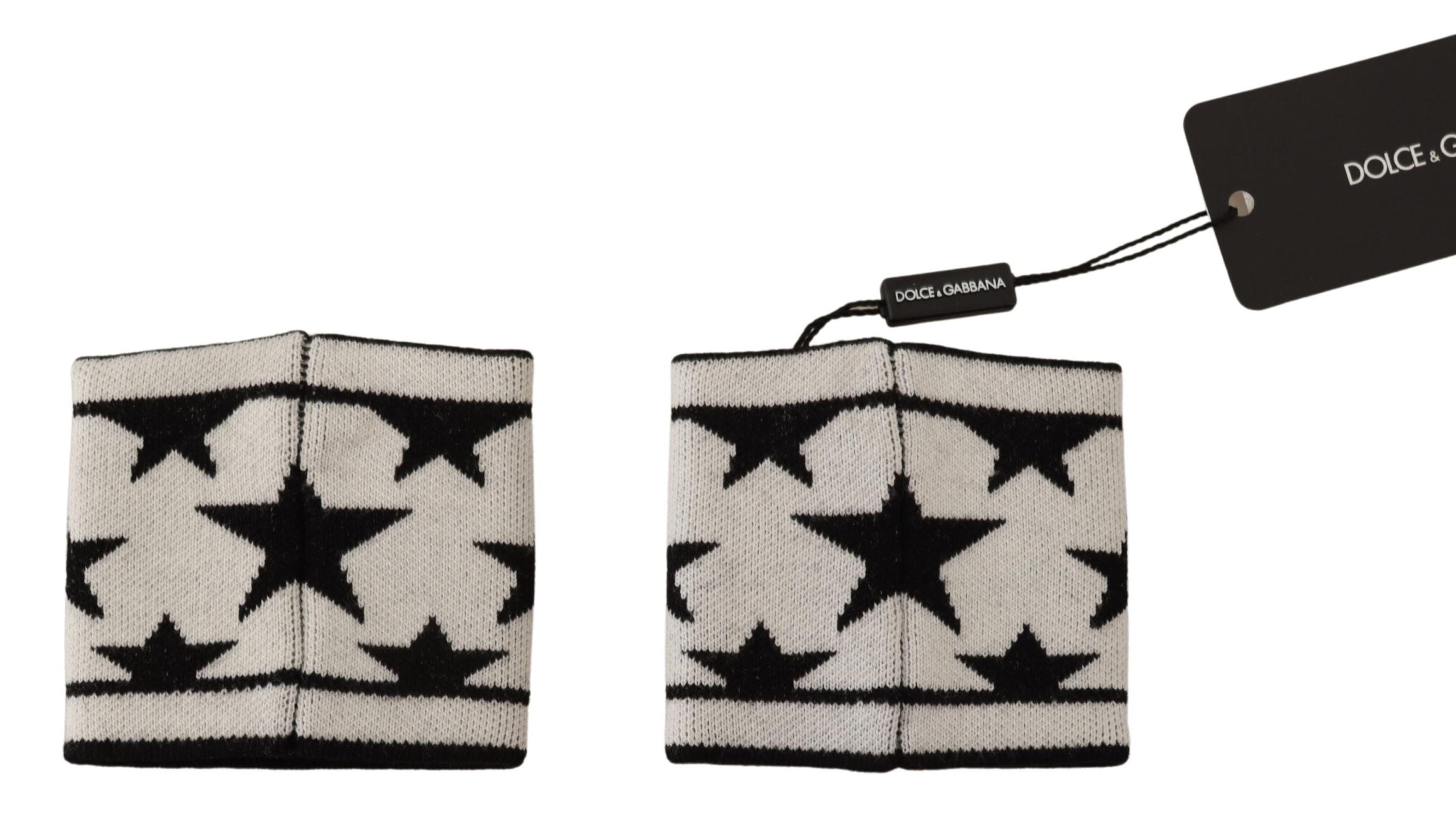 Elegant Monochrome Wool Wristband Set - ventzia
