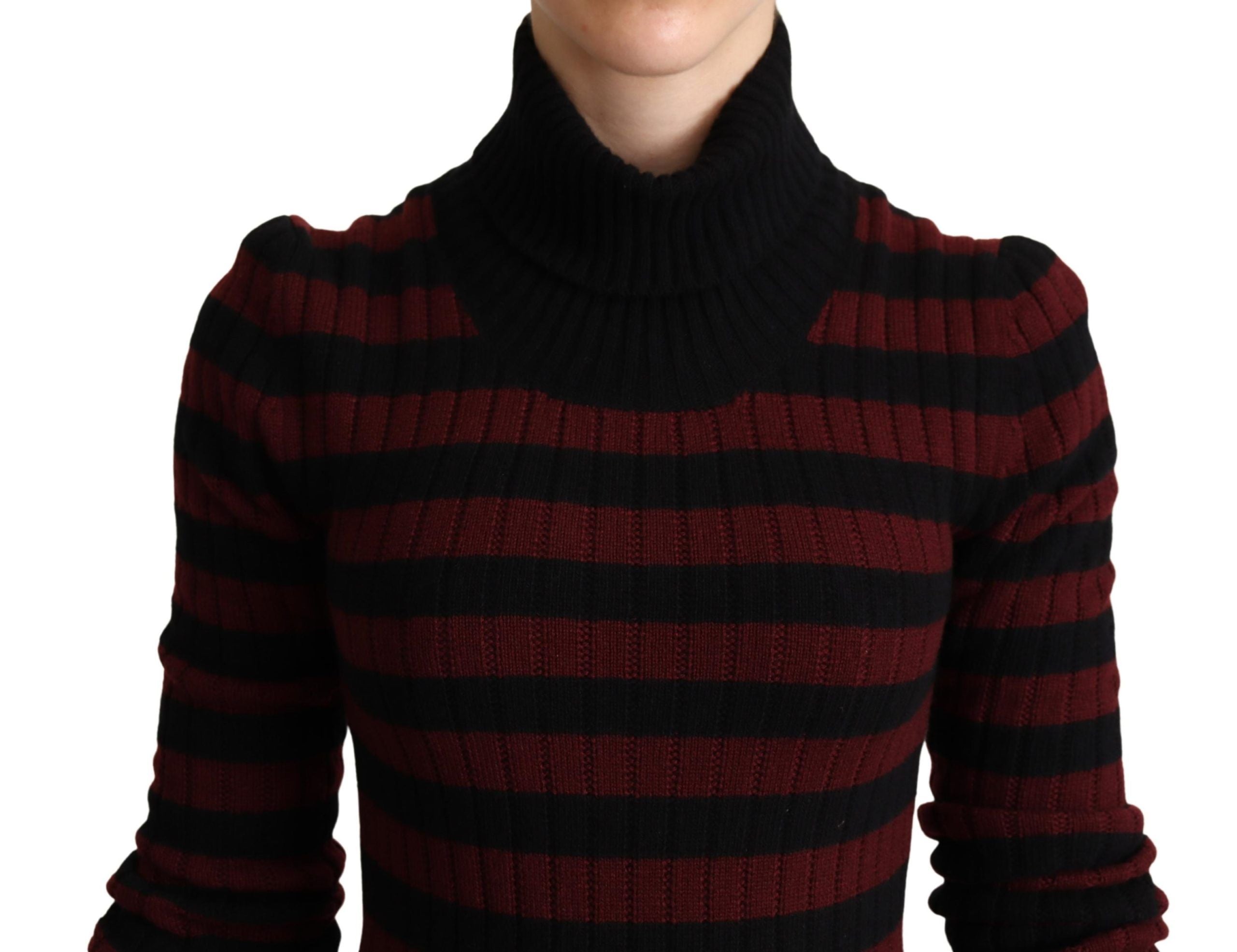 Chic Striped Wool-Cashmere Sweater - ventzia