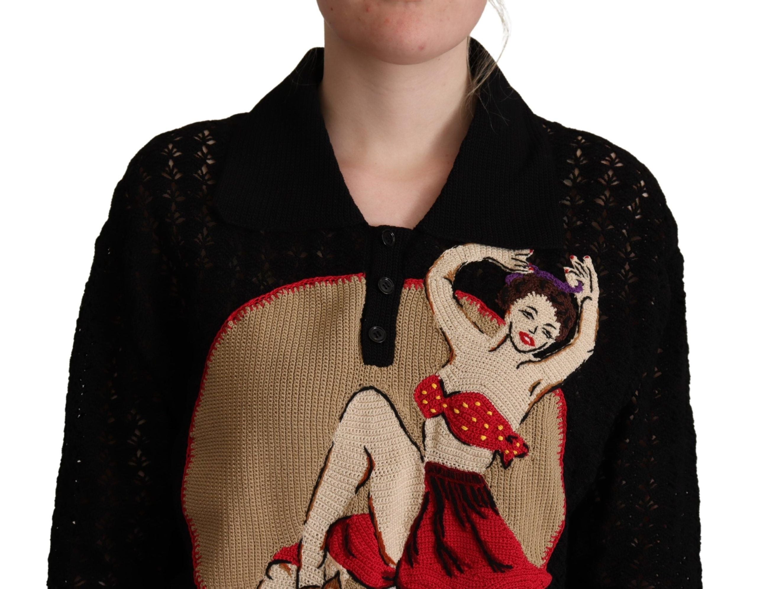 Embroidered Short Sleeve Luxury Sweater - ventzia