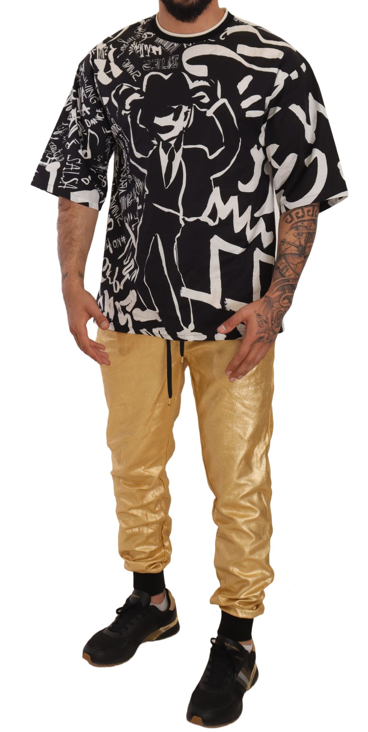 Gold Year of the Pig Sweatpants - ventzia