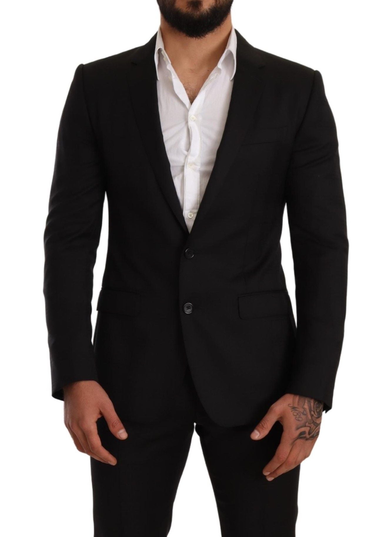 Elegant Slim Fit Martini Two-Piece Suit - ventzia