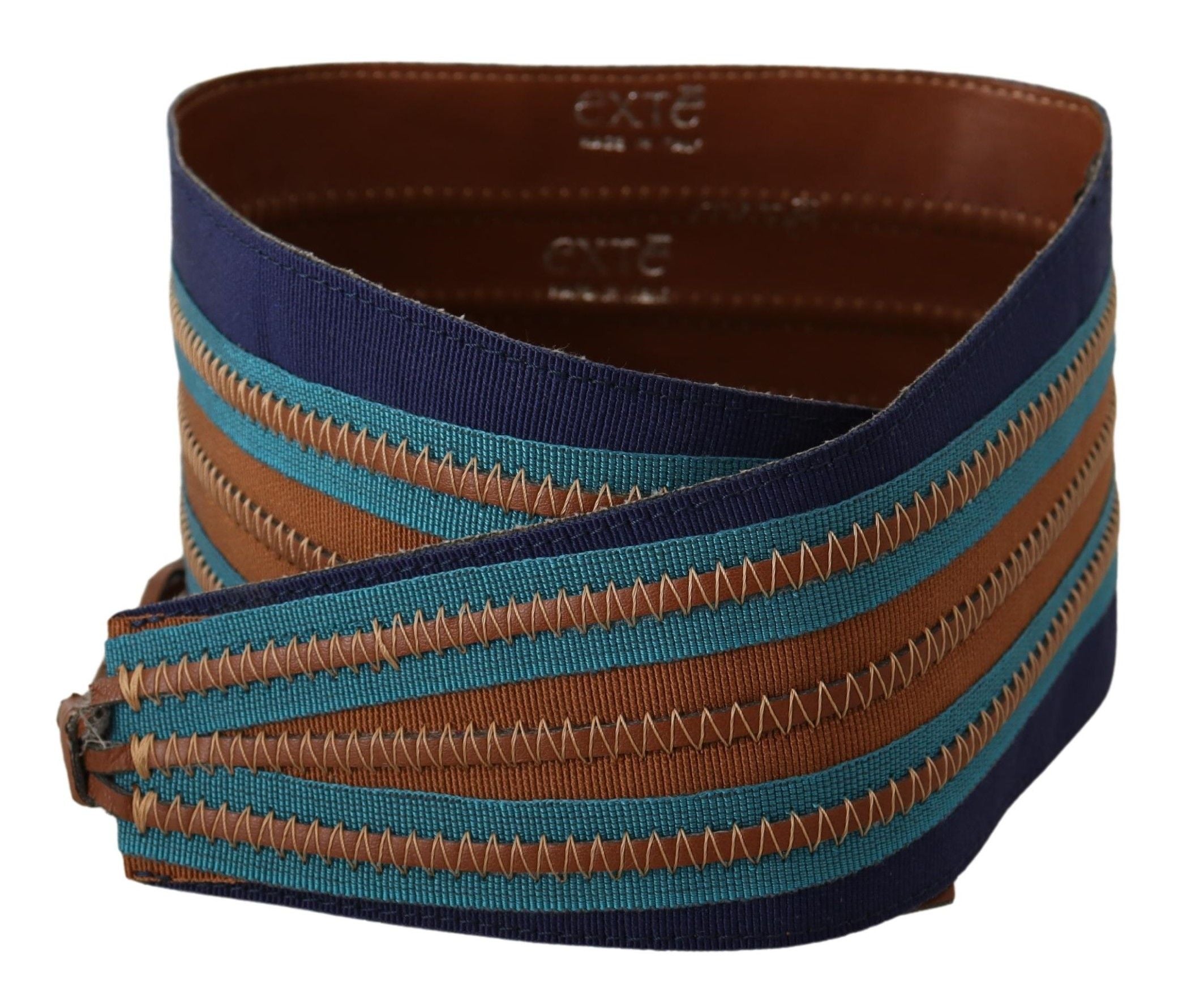 Elegant Multicolor Leather Waist Belt - ventzia