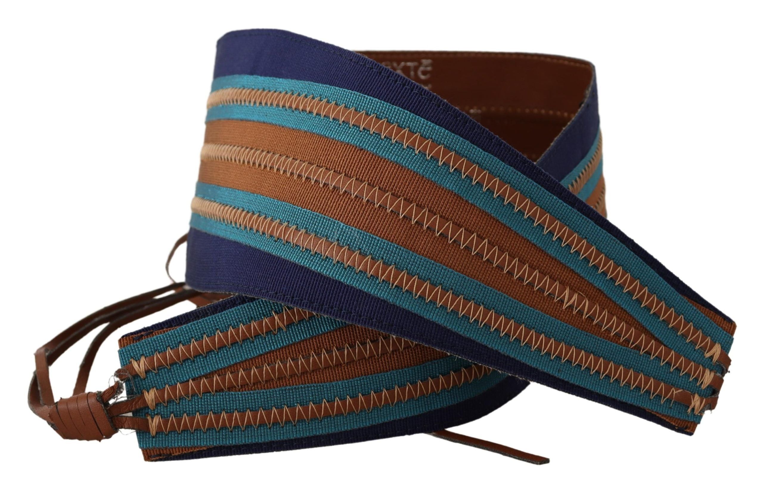 Elegant Multicolor Leather Waist Belt - ventzia