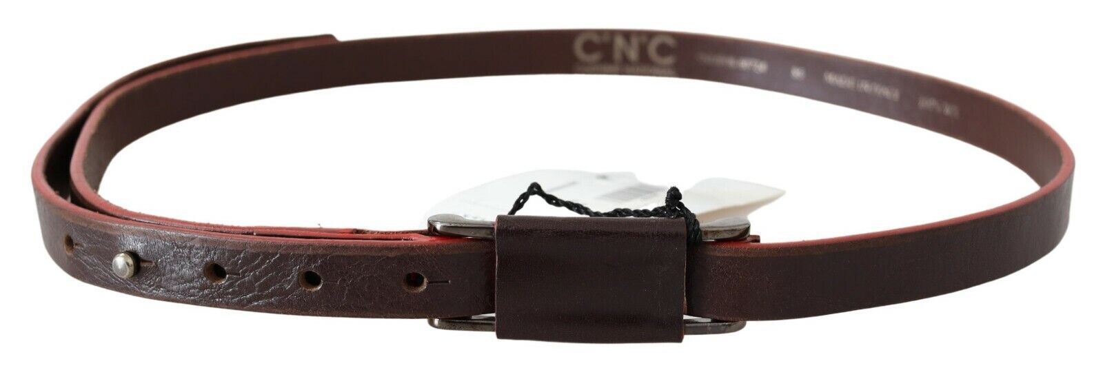 Elegant Brown Leather Fashion Belt - ventzia