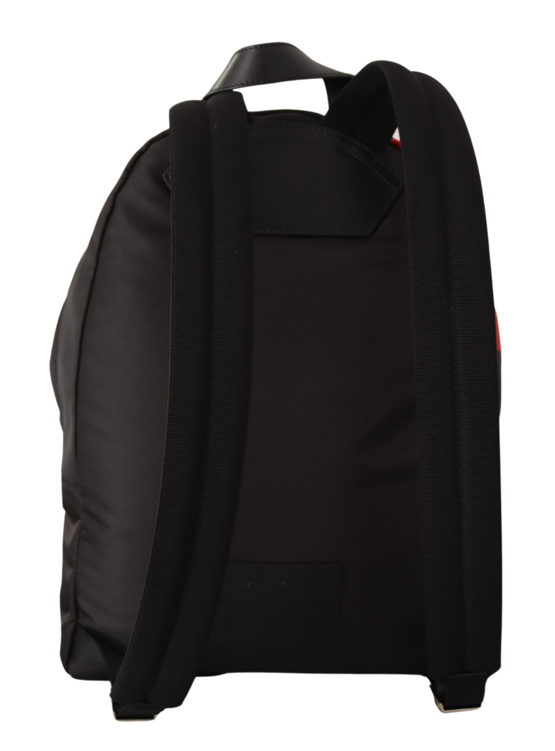 Sleek Urban Backpack in Black and Red - ventzia