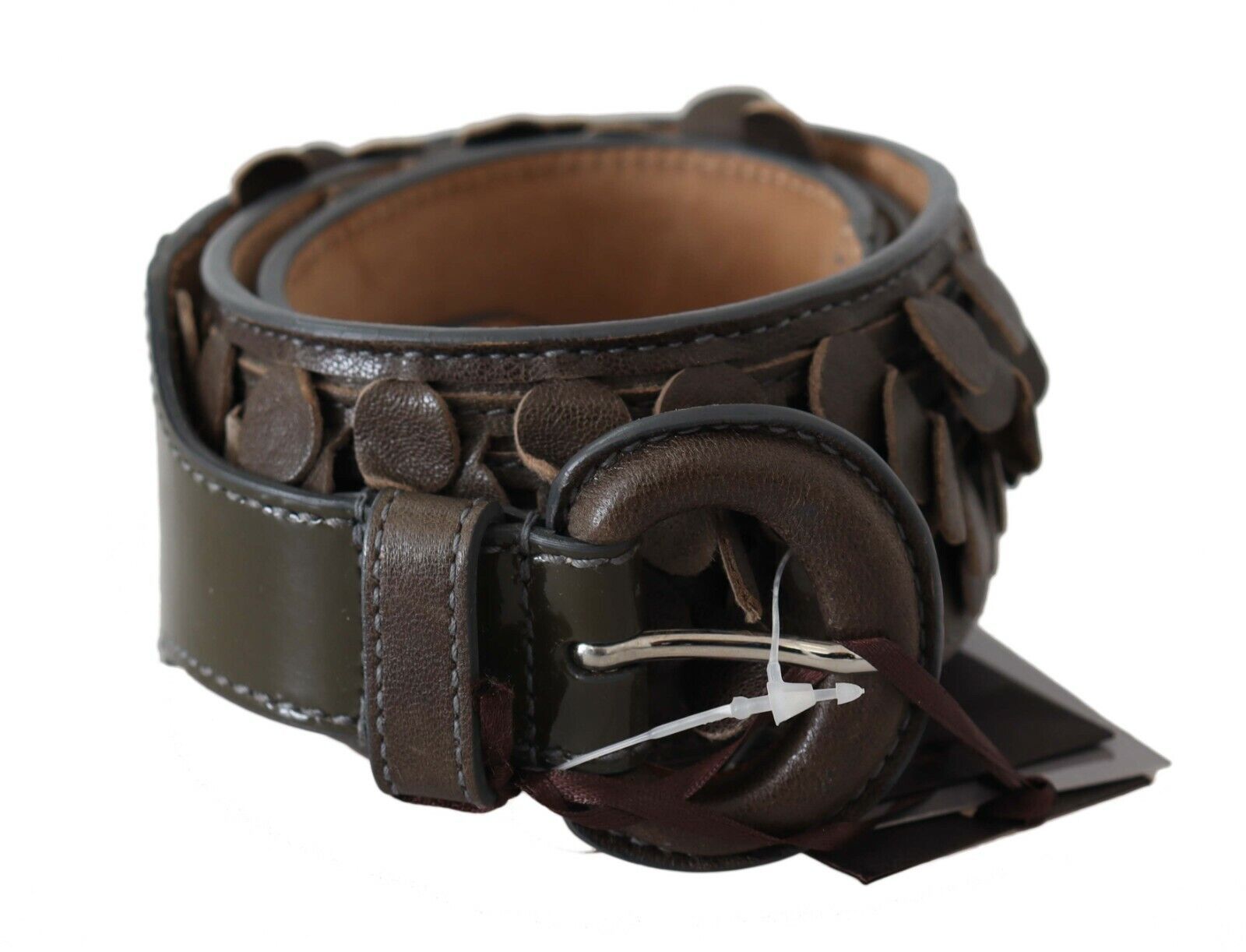 Chic Brown Fringed Leather Fashion Belt - ventzia