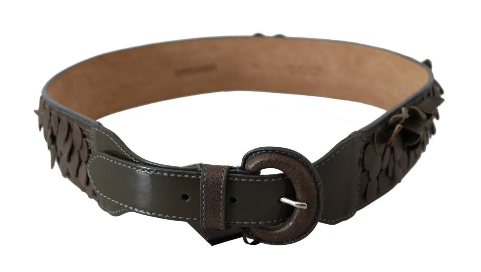 Chic Brown Fringed Leather Fashion Belt - ventzia