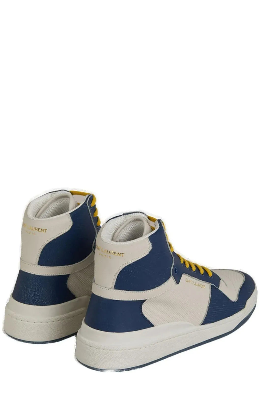 Elevate Your Style with Mid-Top Blue Luxury Sneakers - ventzia