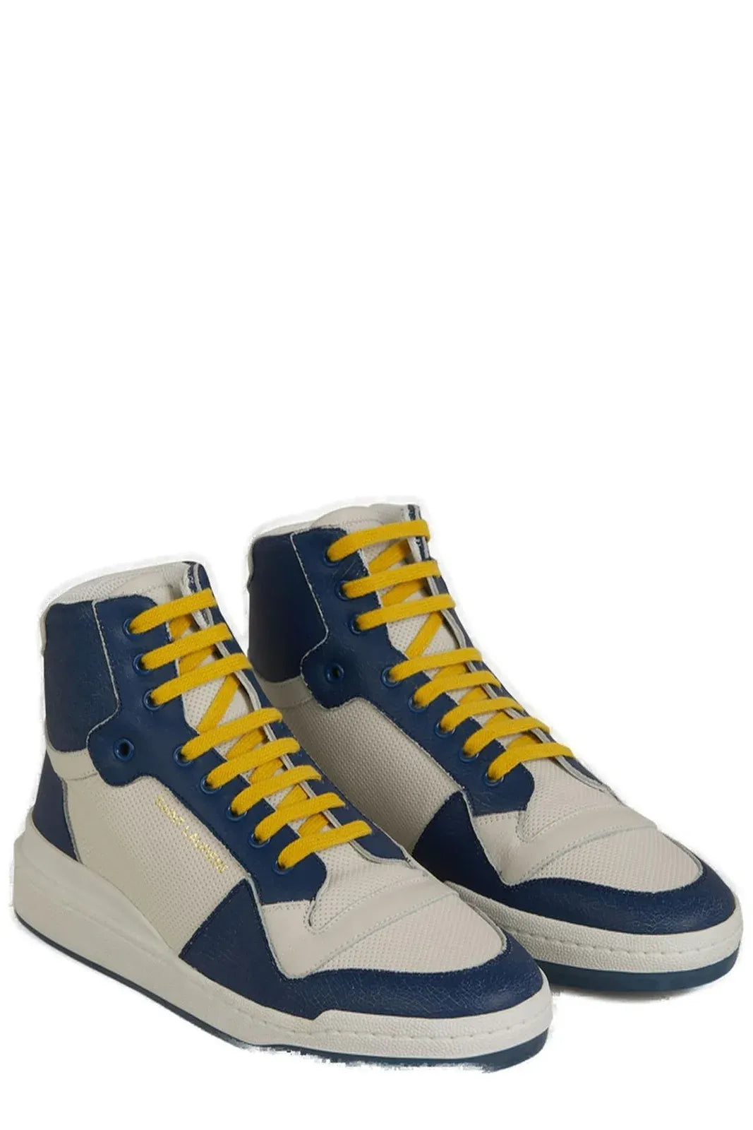 Elevate Your Style with Mid-Top Blue Luxury Sneakers - ventzia