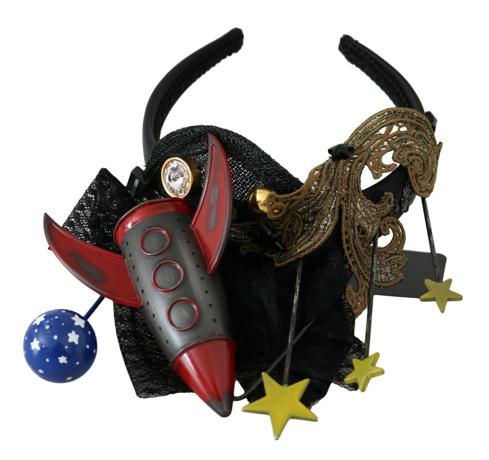 Starry Night Jewel-Tone Headband Diadem - ventzia