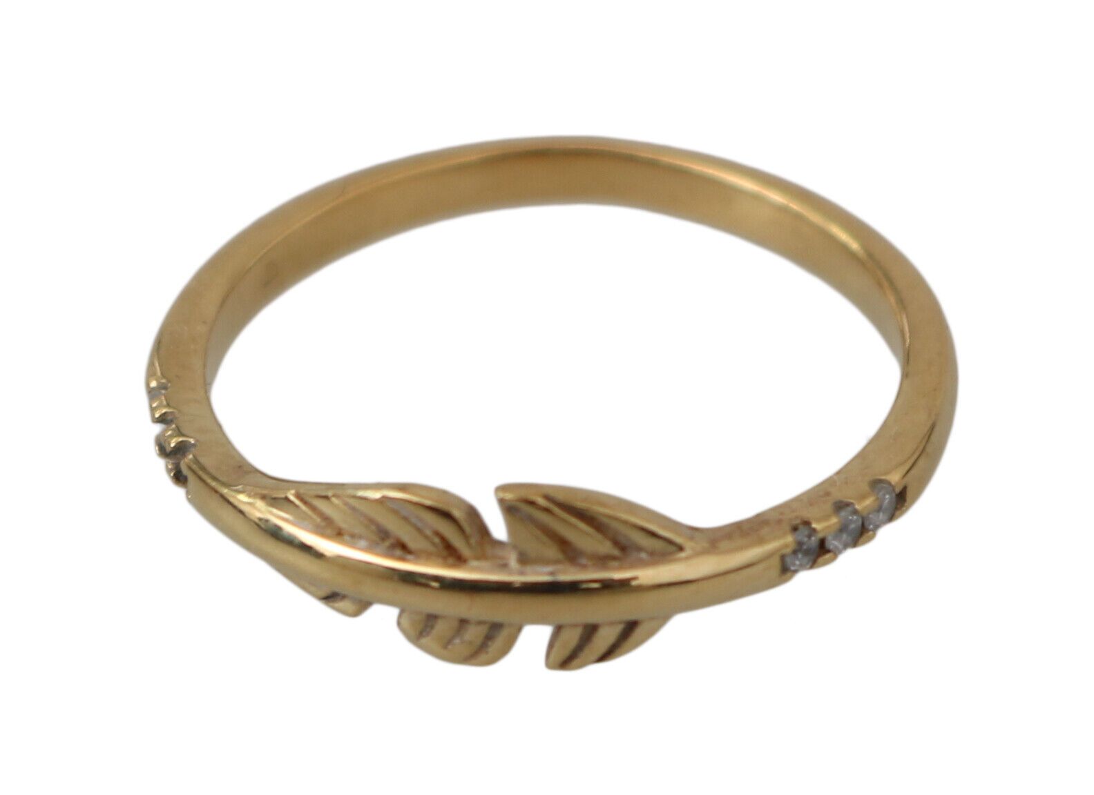 Elegant Gold CZ Crystal Women's Ring - ventzia