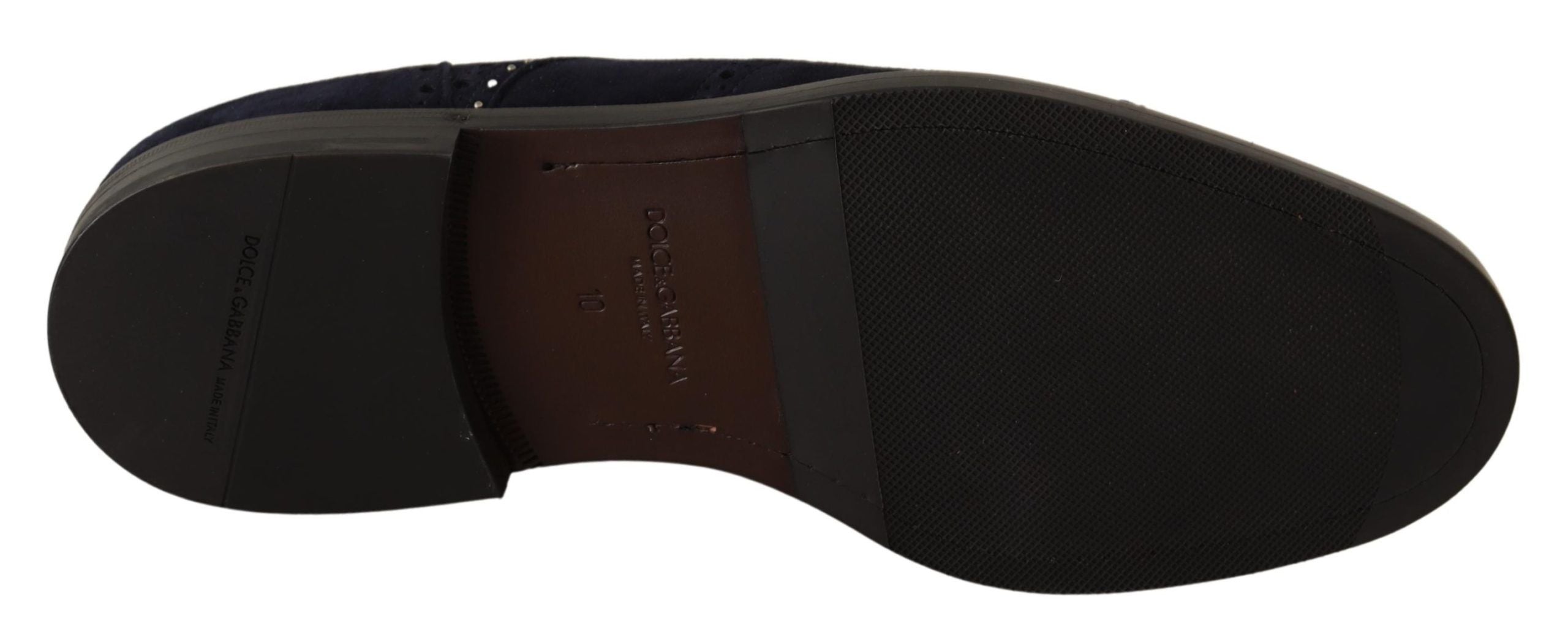Elegant Suede Derby Shoes with Silver Studs - ventzia