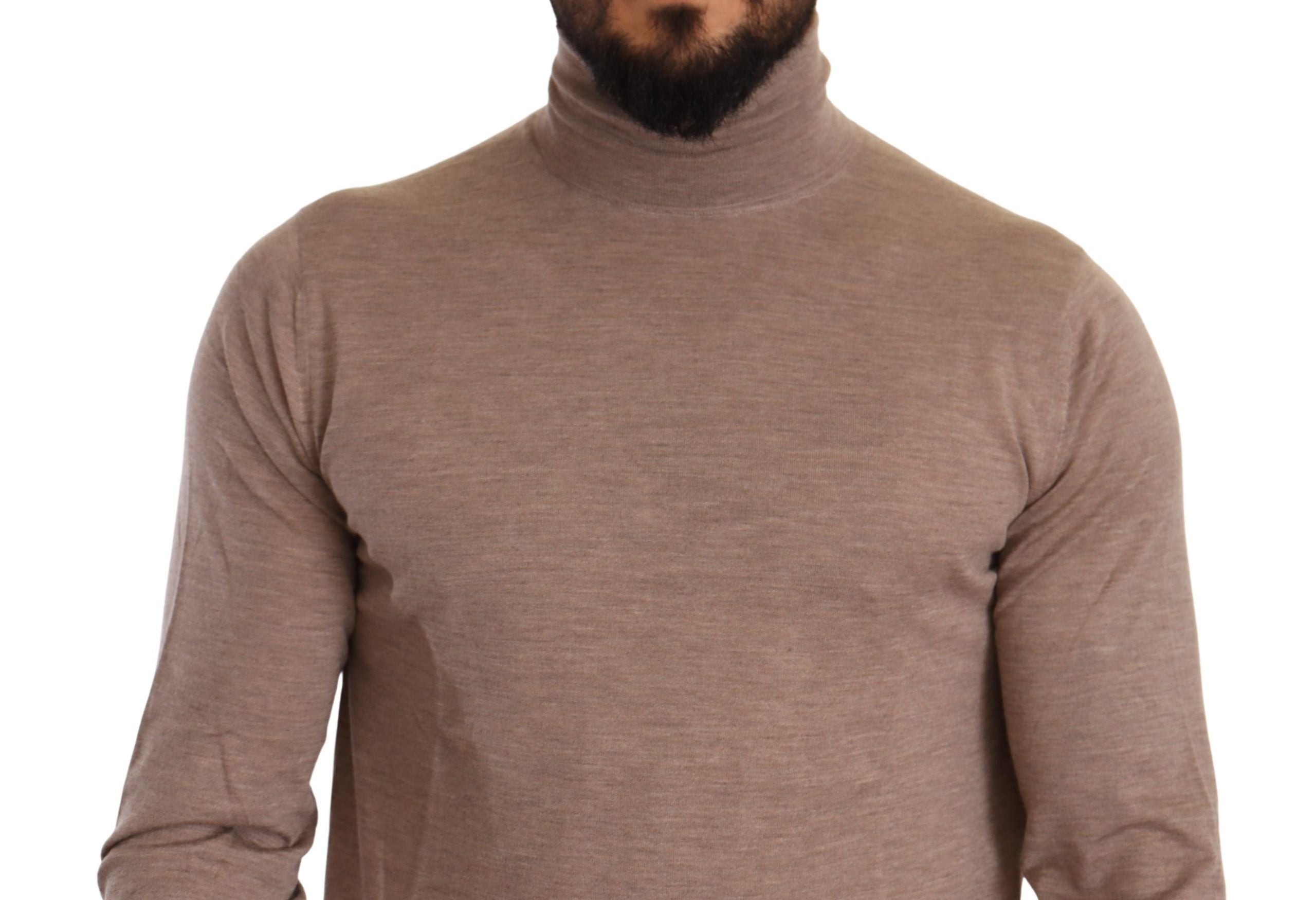 Elegant Cashmere Turtleneck Sweater - ventzia