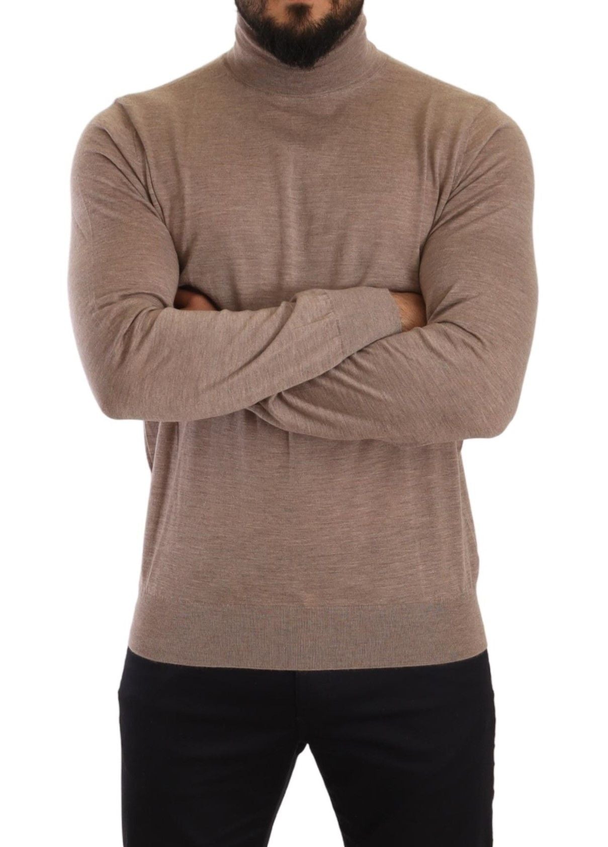 Elegant Cashmere Turtleneck Sweater - ventzia