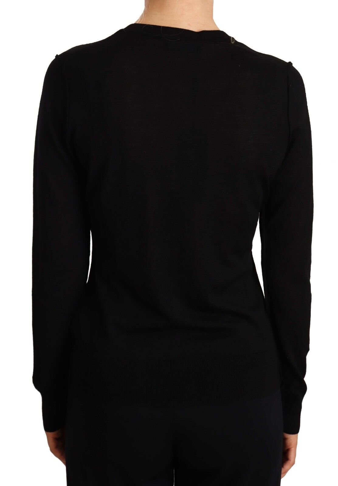 Elegant Crewneck Virgin Wool Sweater - ventzia