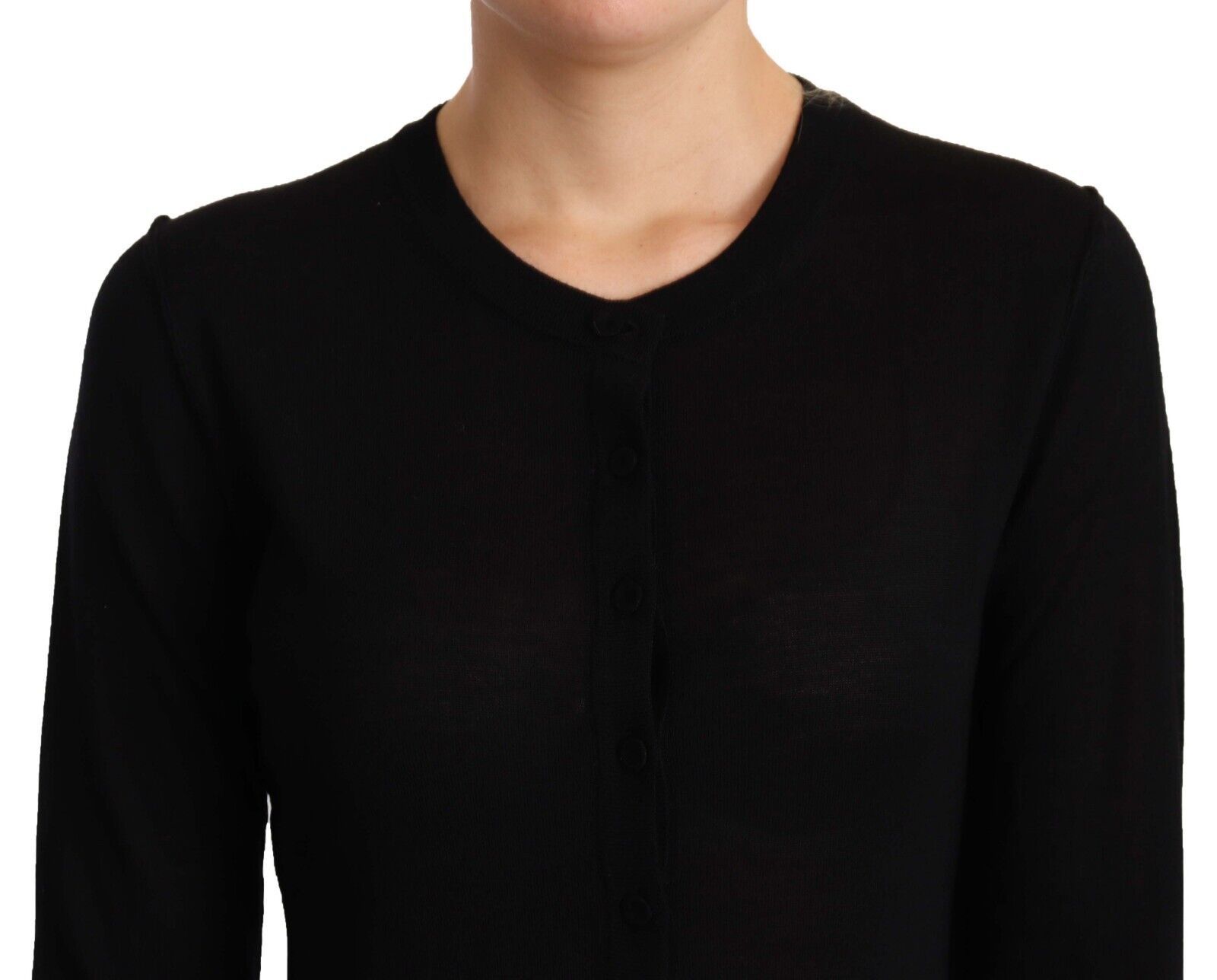 Elegant Crewneck Virgin Wool Sweater - ventzia