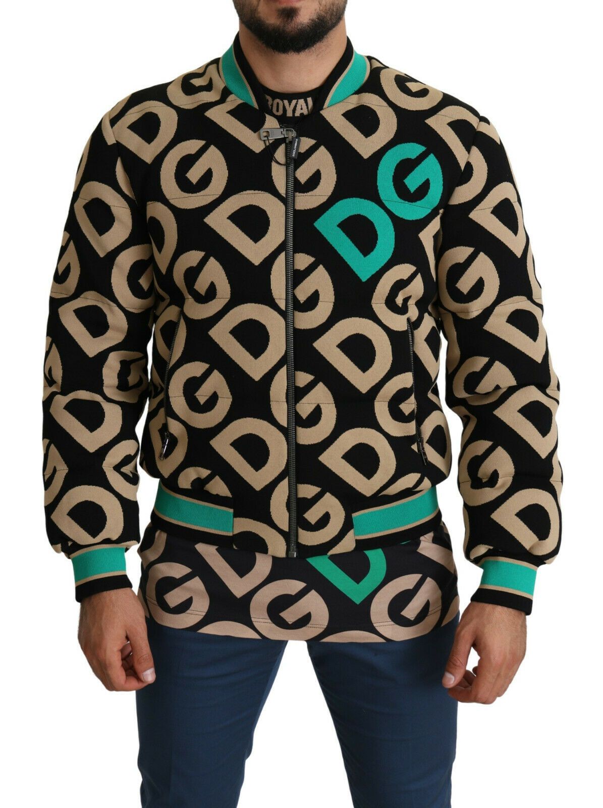 Iconic Printed Bomber Jacket β Exquisite Design - ventzia