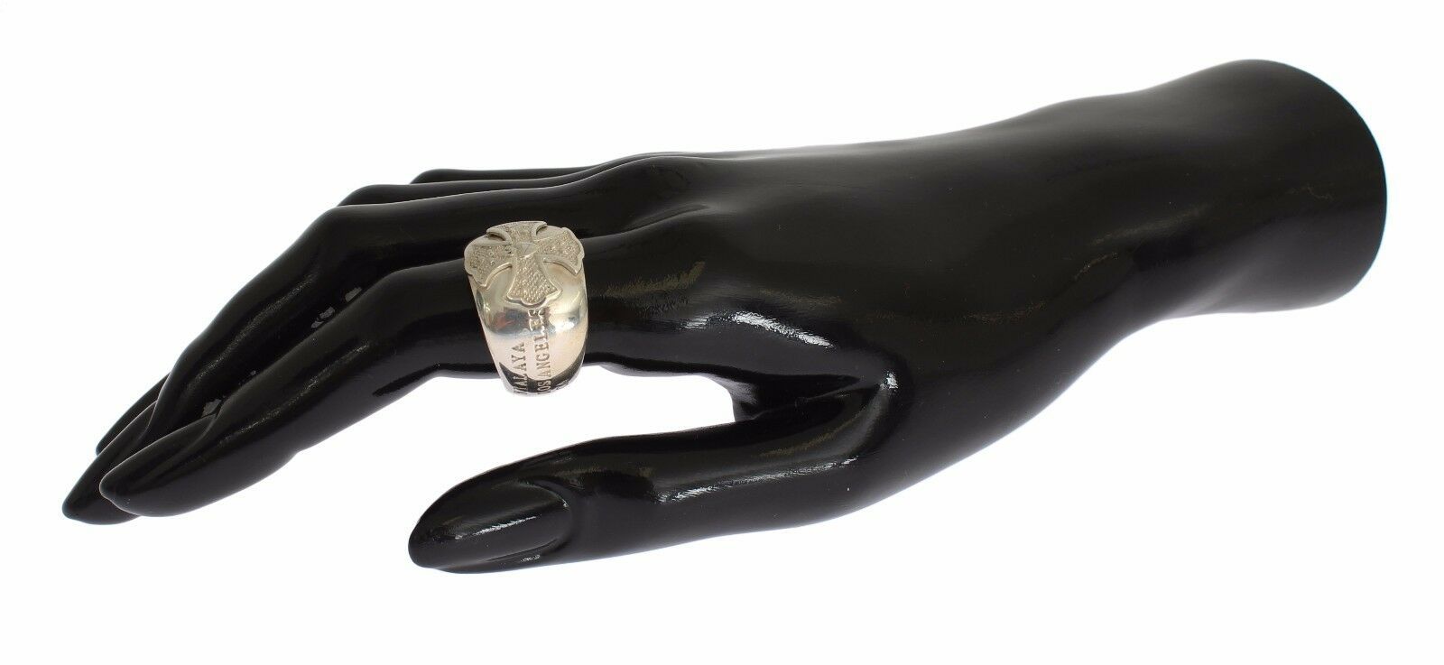 Elegant Sterling Silver Statement Ring - ventzia