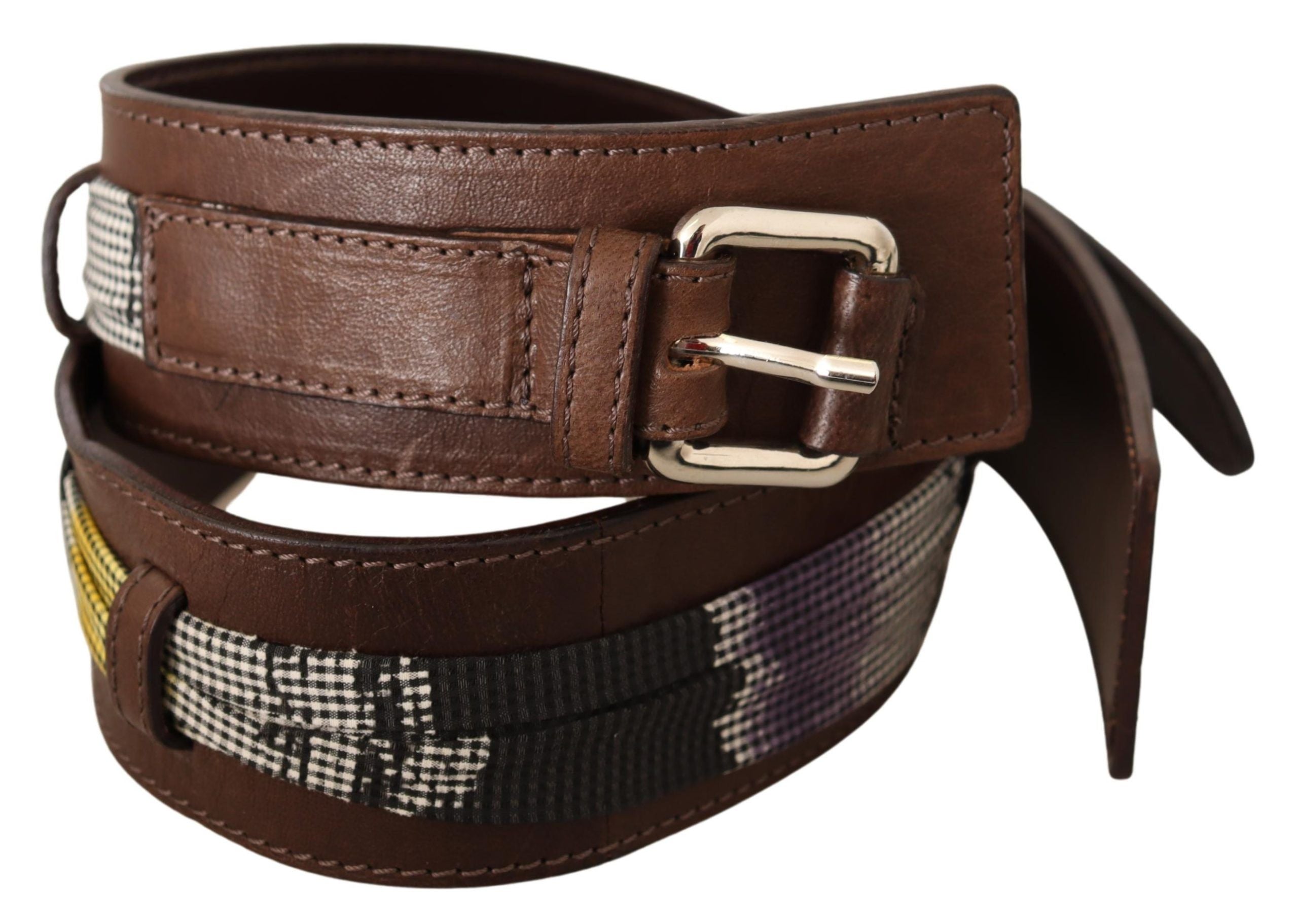 Elegant Brown Leather Fashion Belt - ventzia