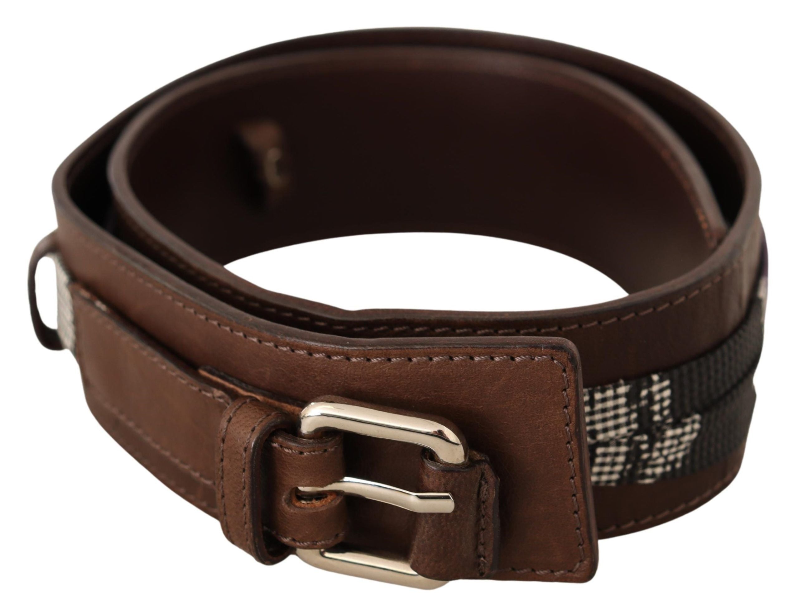 Elegant Brown Leather Fashion Belt - ventzia
