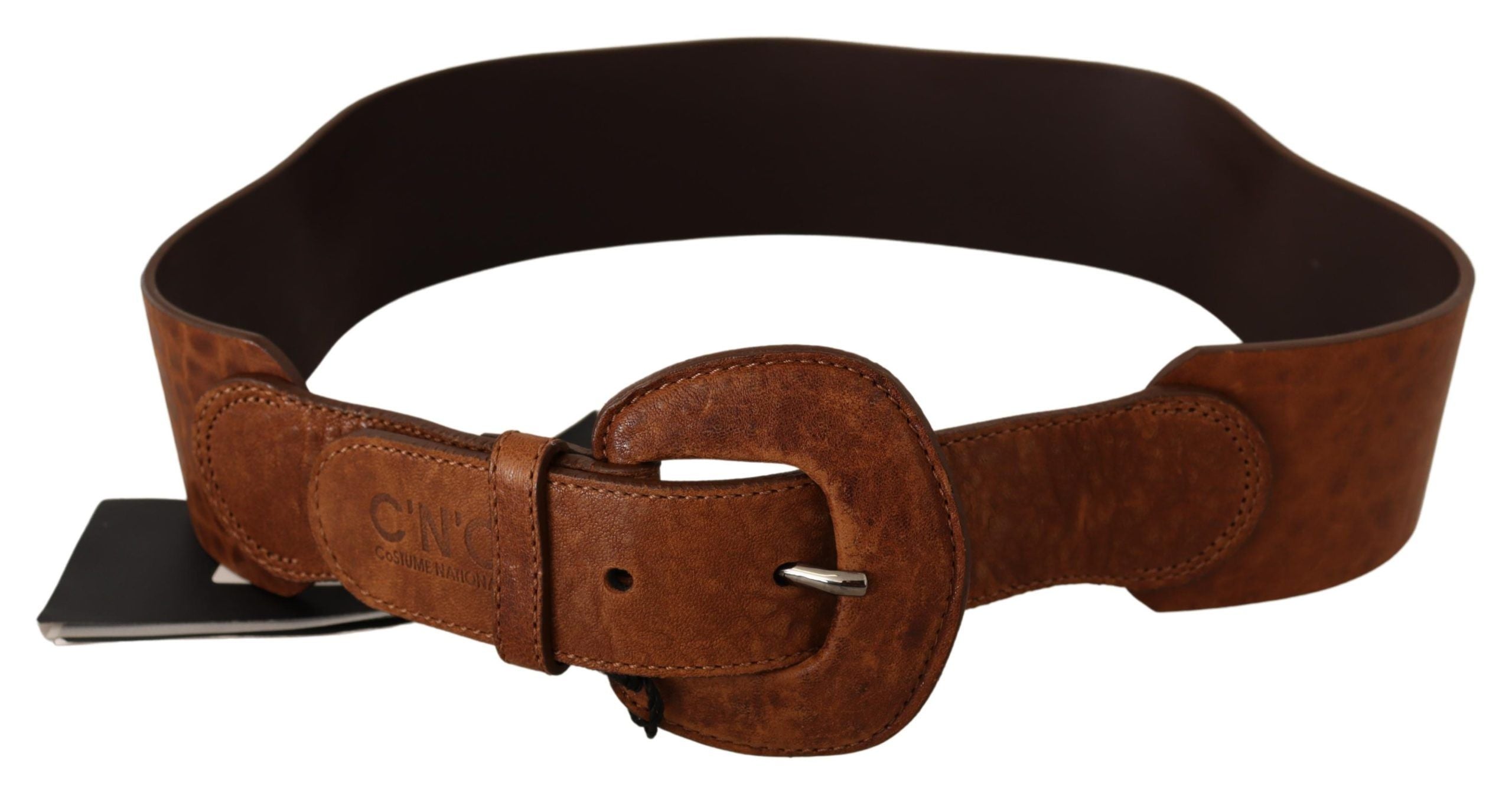 Elegant Brown Leather Fashion Belt - ventzia