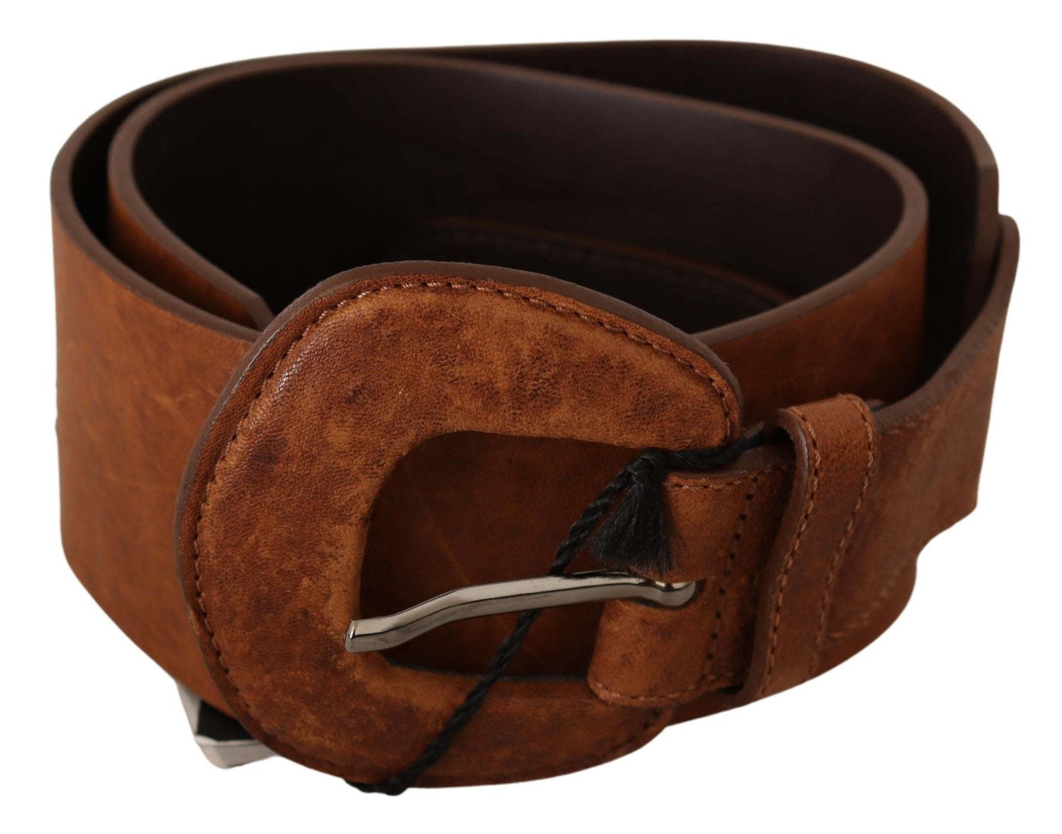 Elegant Brown Leather Fashion Belt - ventzia