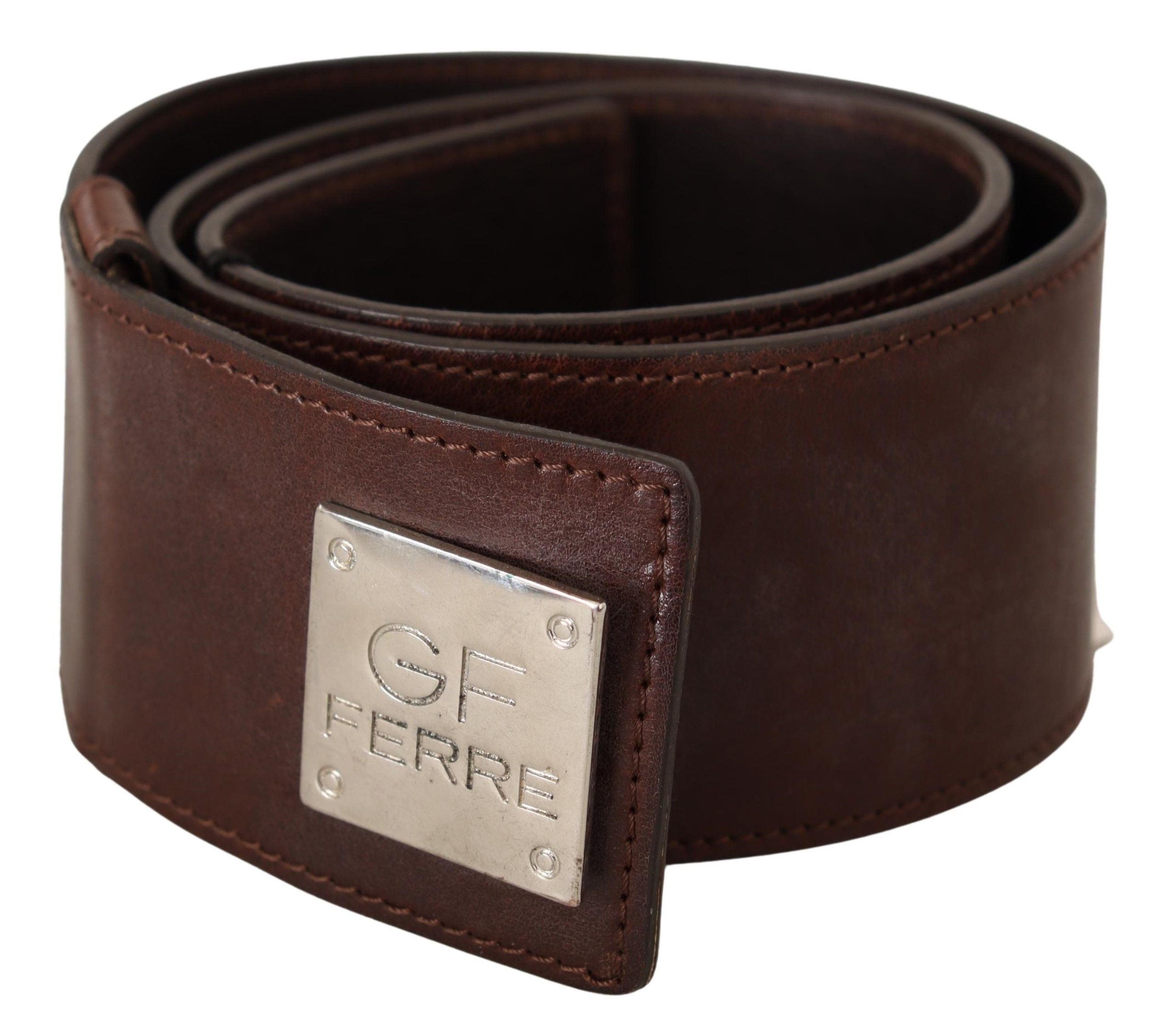 Elegant Black Leather Fashion Belt - ventzia