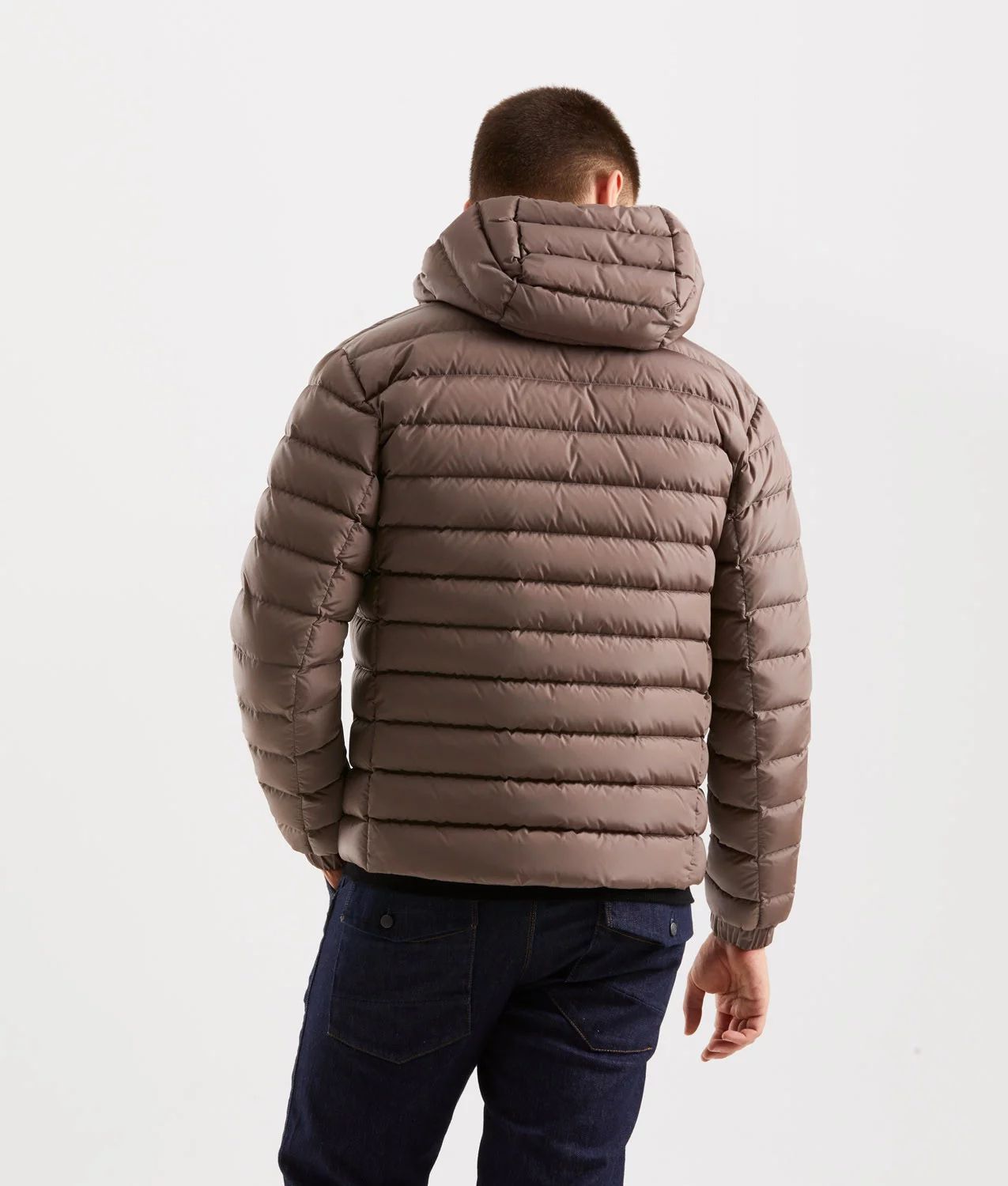 Beige Nylon Men Jacket - ventzia