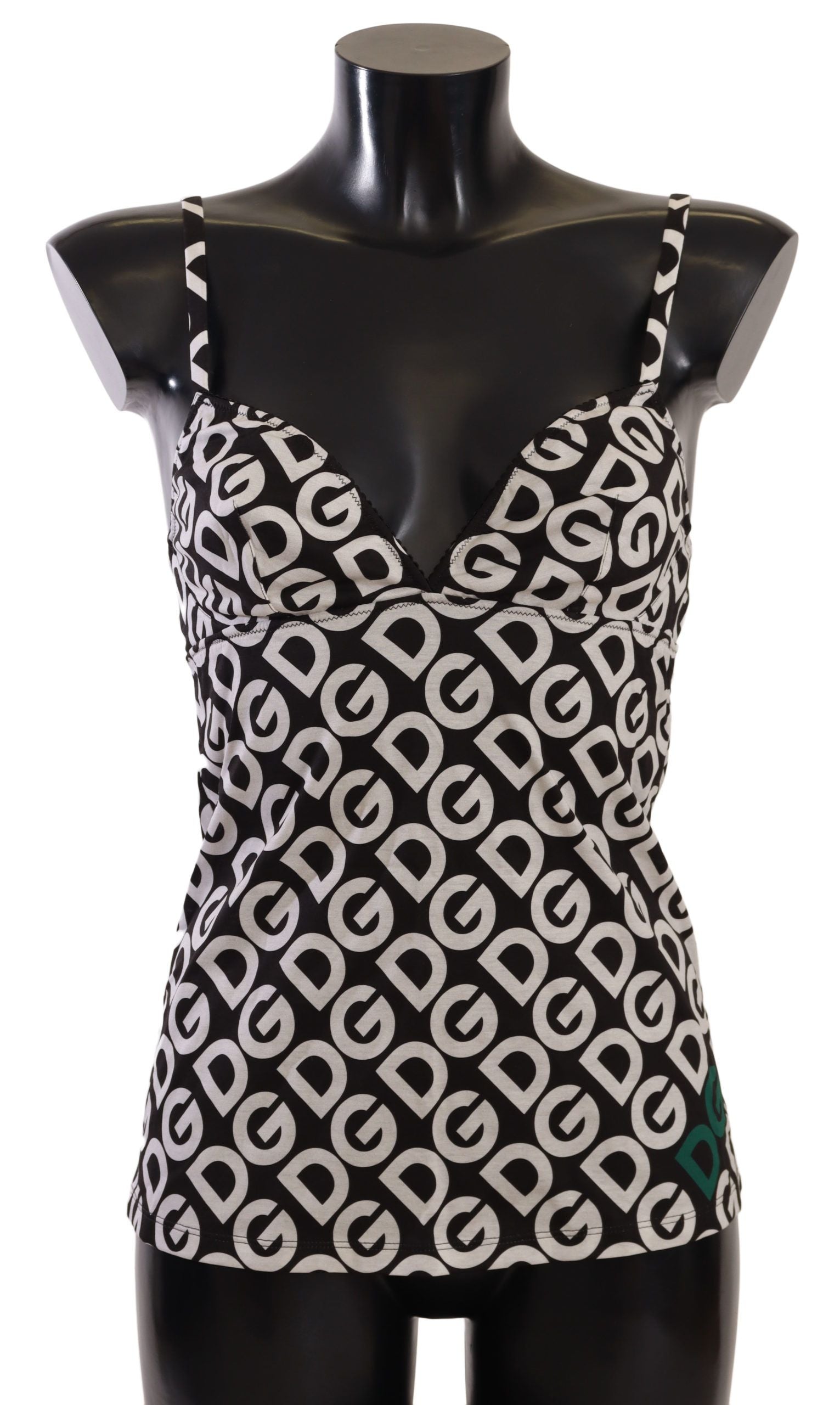 Chic Logo Print Camisole Tank Top - ventzia